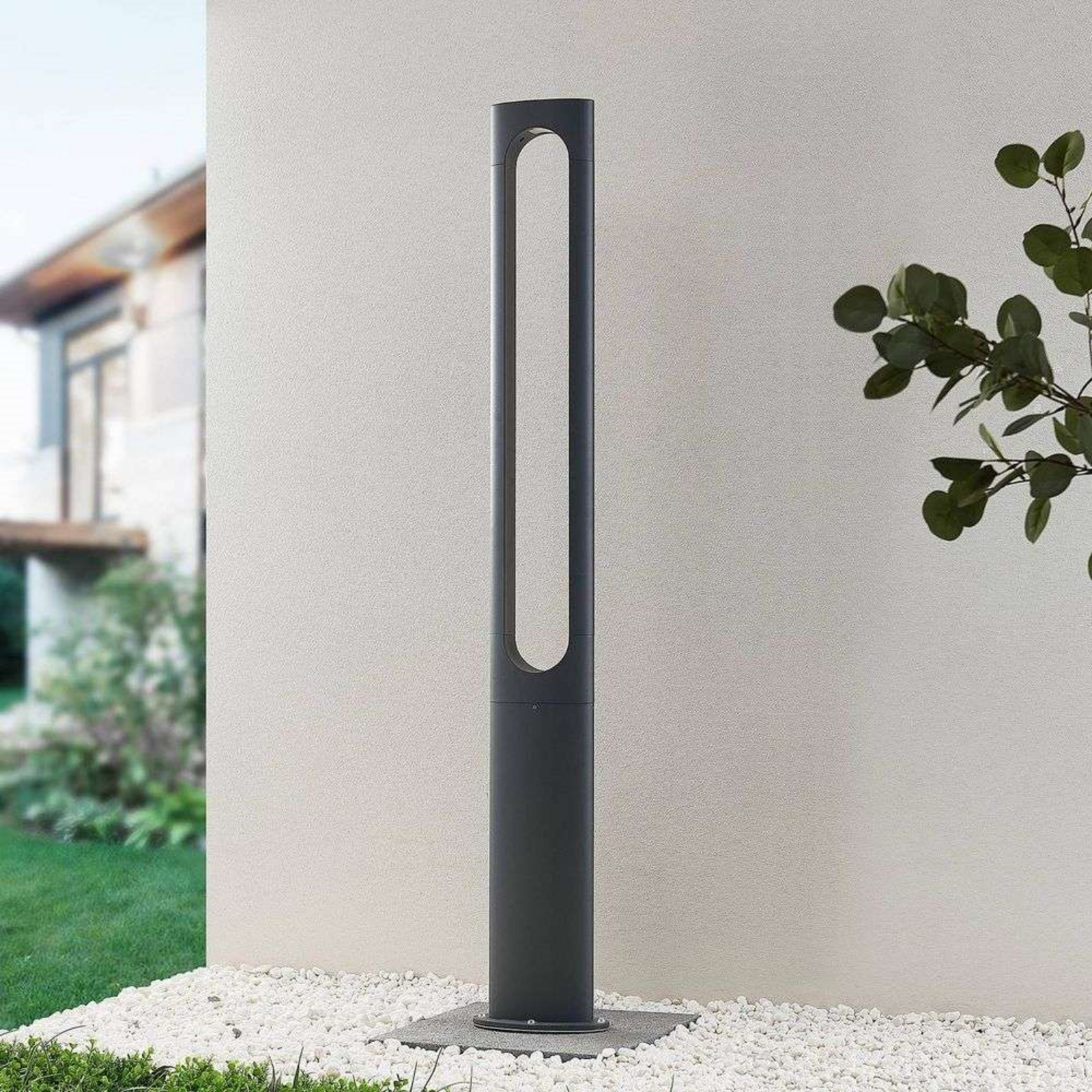 Dovino Buiten Tuinlamp H150 Dark Grey - Lucande