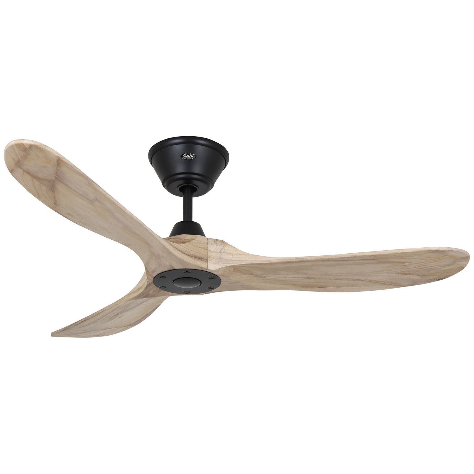 Eco Genuino ceiling fan 122 cm black/light wood