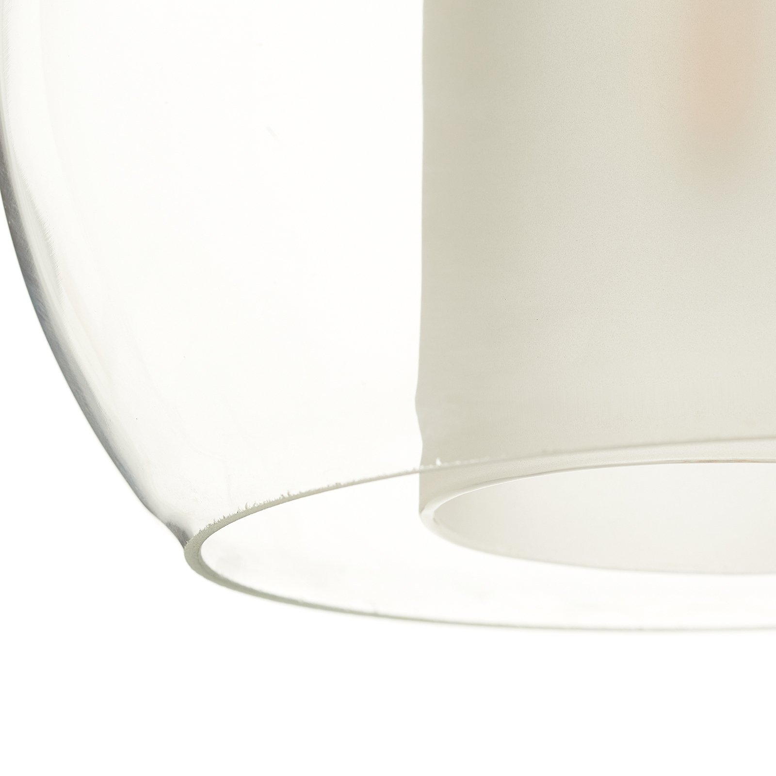 Pregiata lampada a pendolo di vetro Bolsano