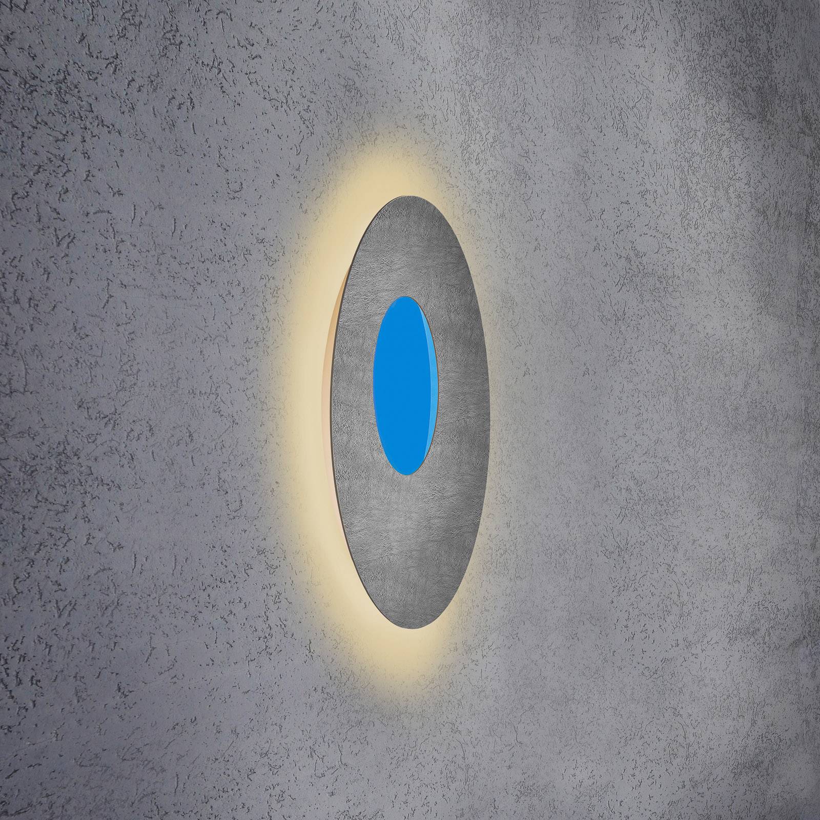 Escale Blade Open LED-væglampe RGB+W beton Ø 59 cm