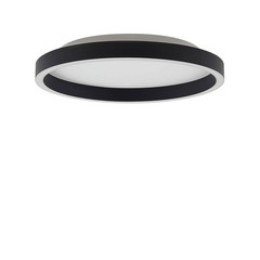 Rotundo LED Deckenleuchte Dim. Schwarz - Lucande