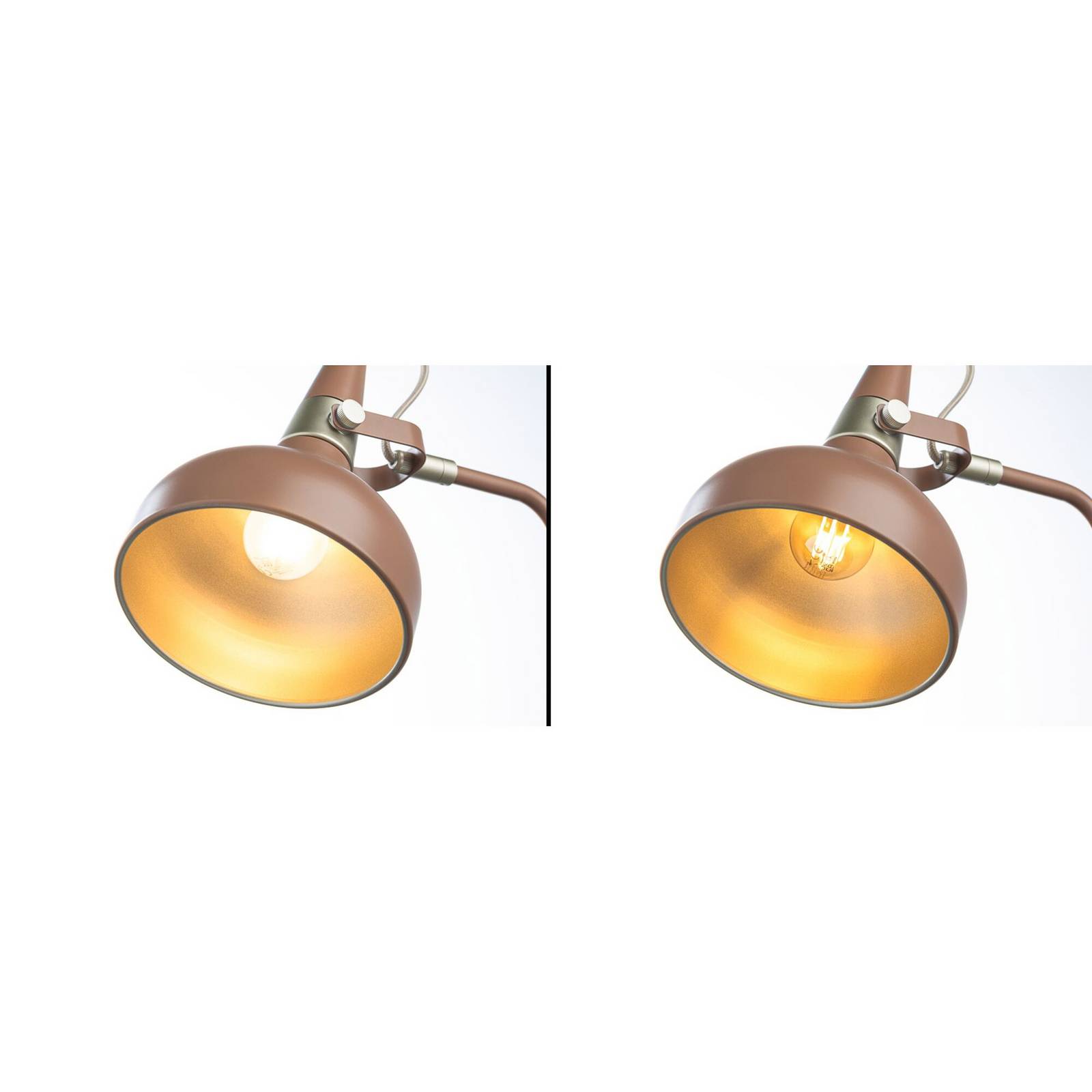 Lampa stojąca Paulmann Juna STYLE, brązowa, wysokość 158 cm, metalowa