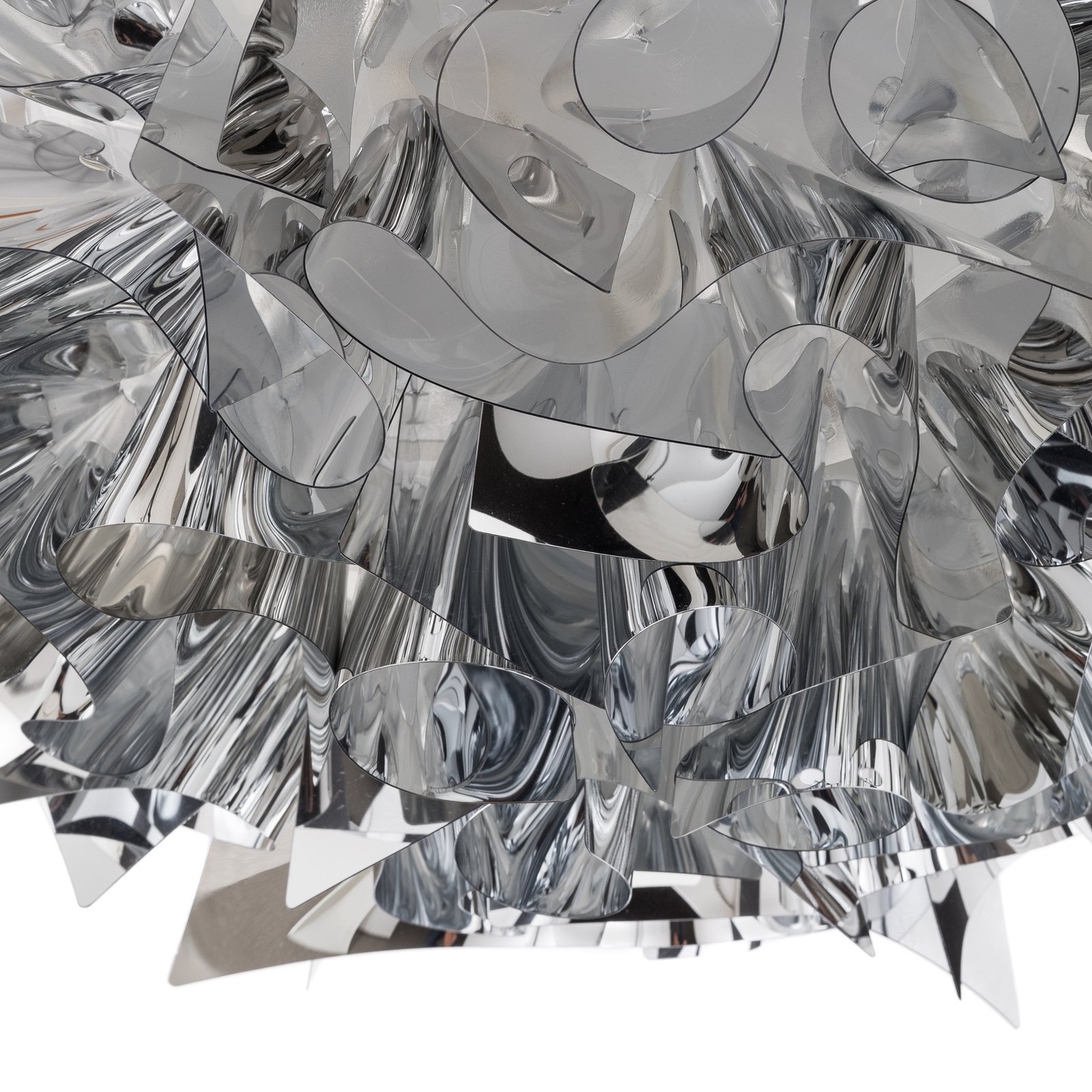 Slamp Veli Medium – design-taklampe, Ø 53 cm, sølv