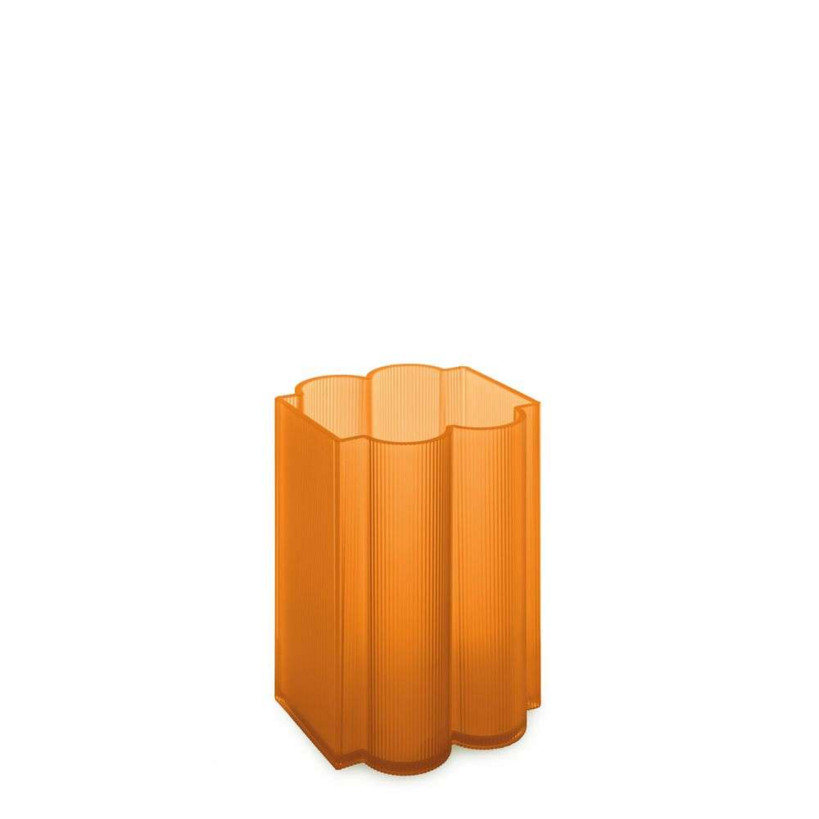 Okra Vase Low Orange - Kartell