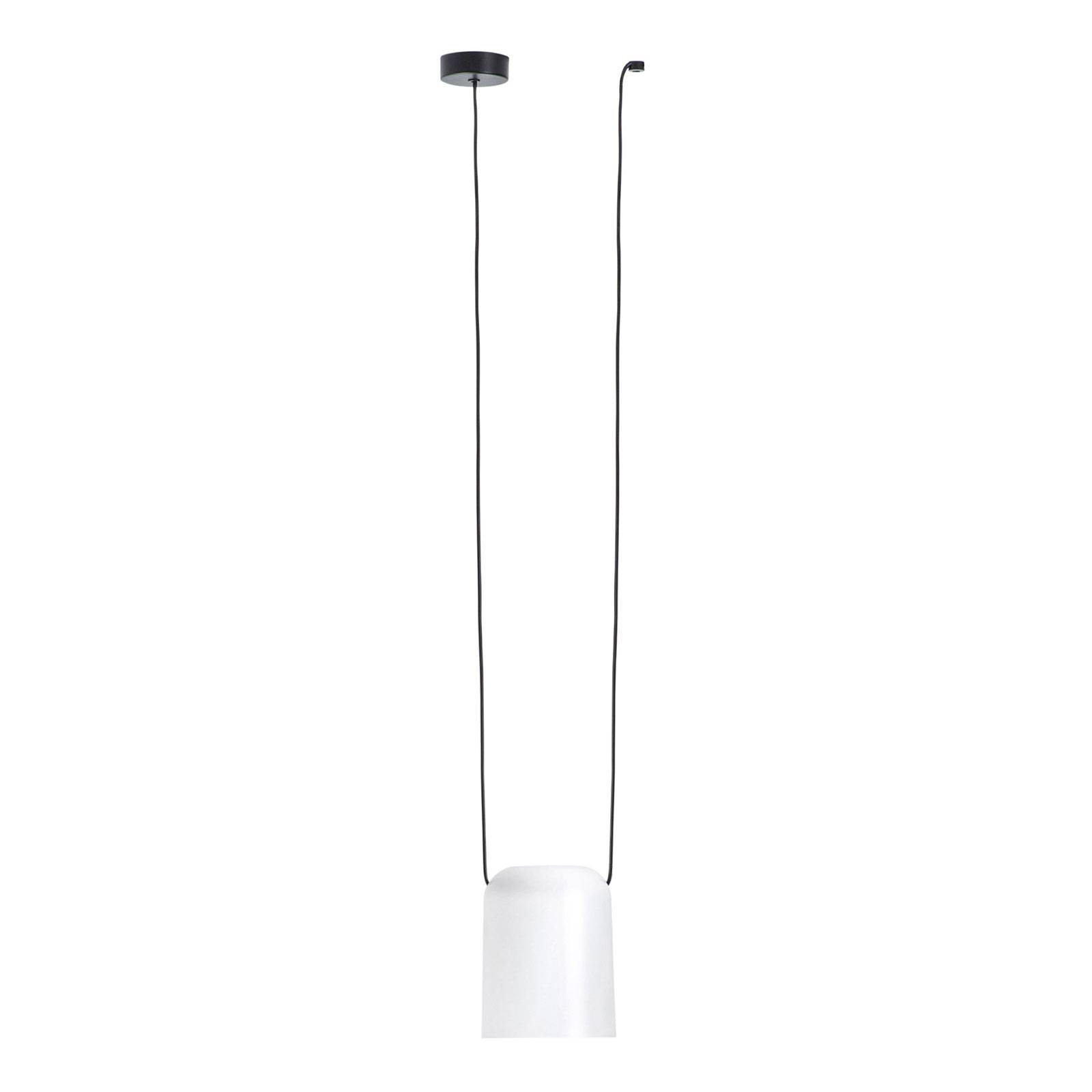 LEDS-C4 Attic suspension cylindre Ø 15 cm blanche