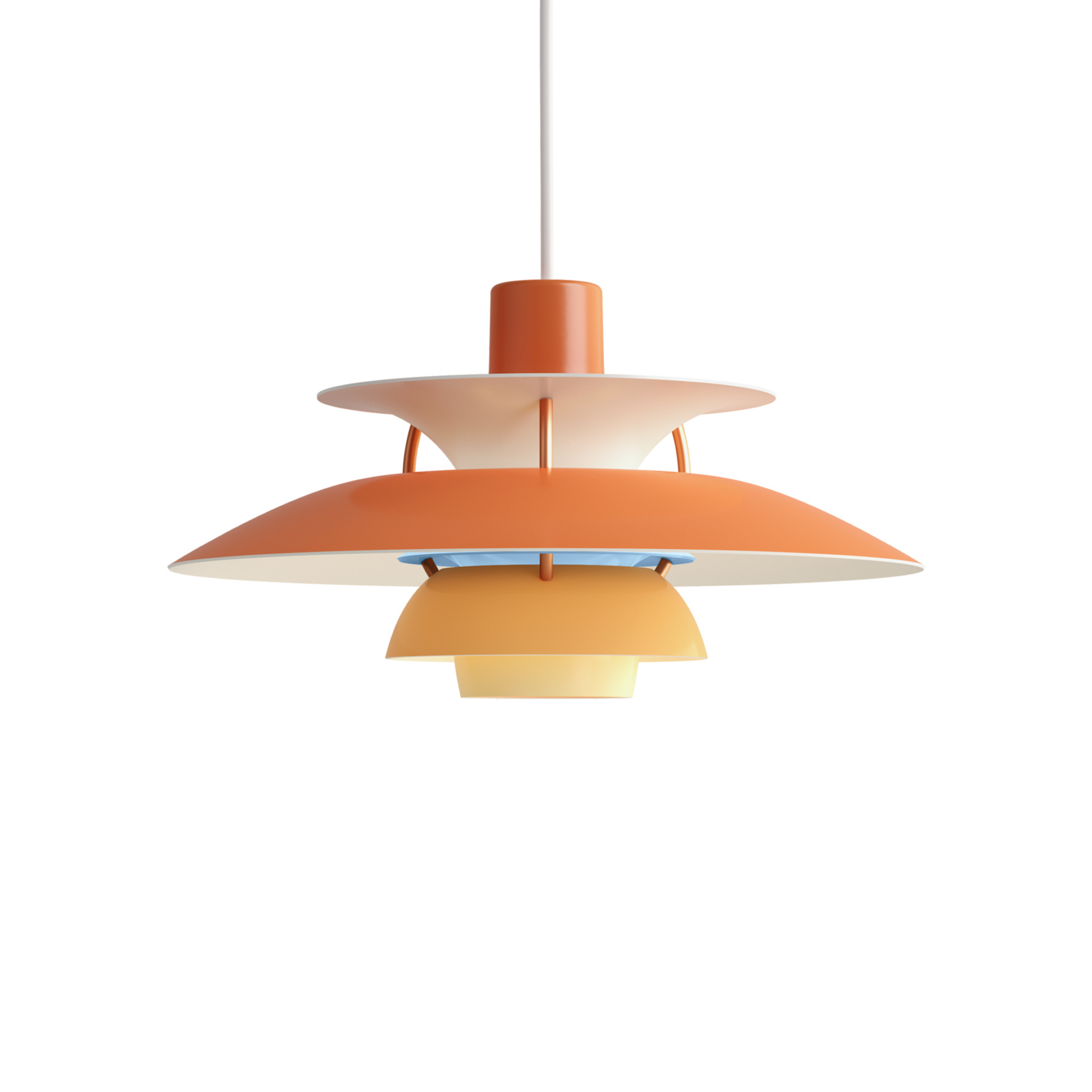Lámpara colgante PH 5 300 naranja - Louis Poulsen