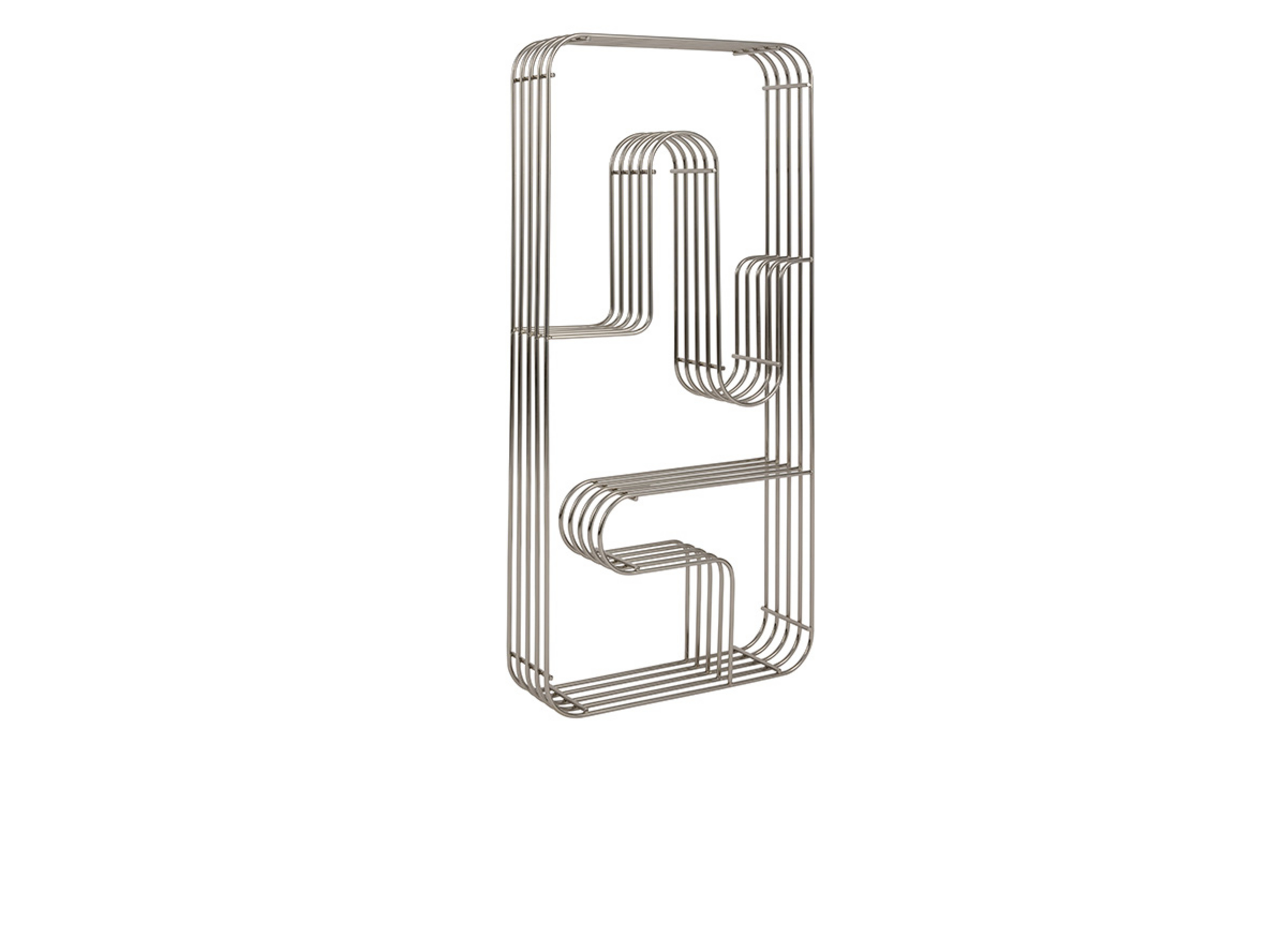 Curva Display Etagère Rectangular Argent - AYTM