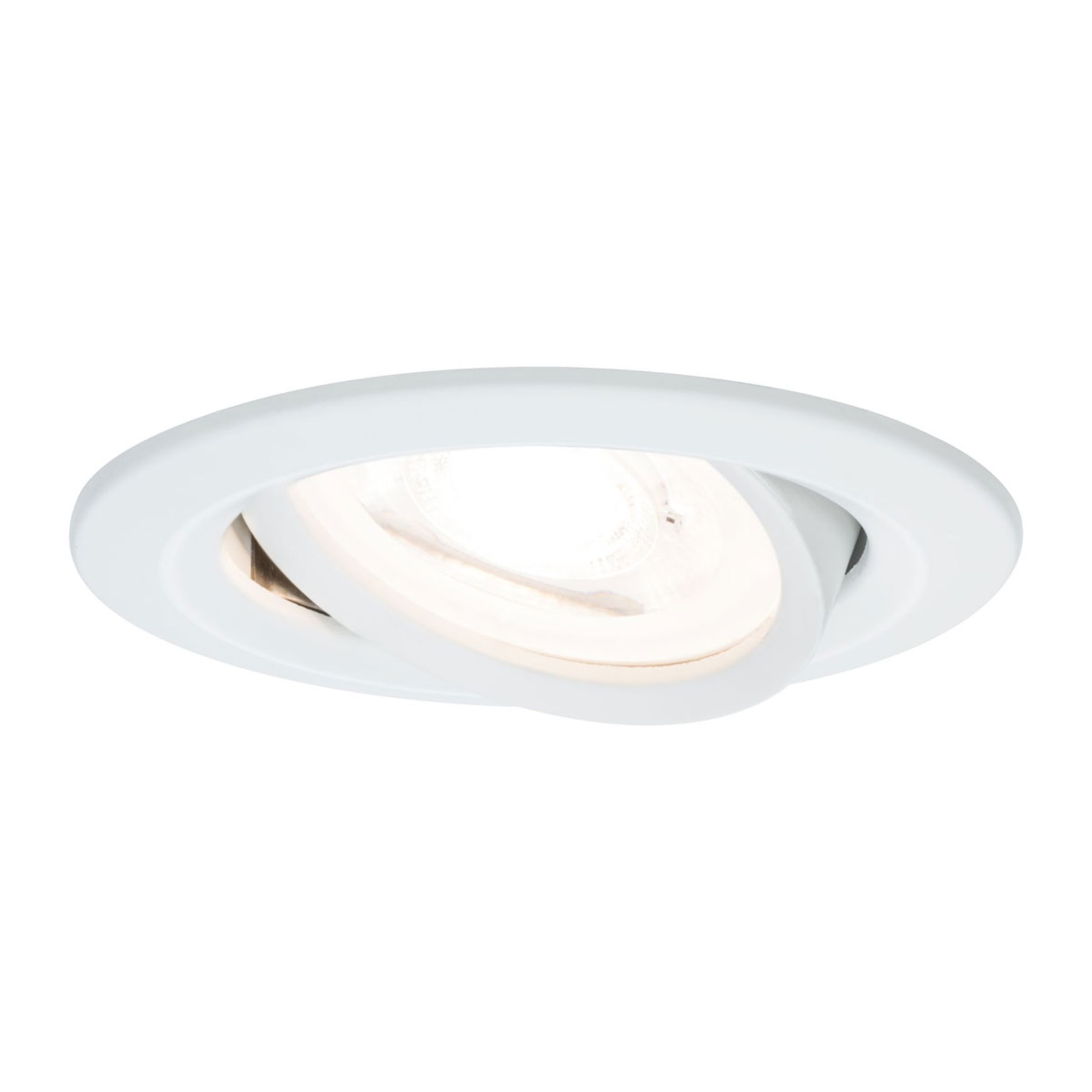 Paulmann Nova spot round pivotable/dimmable white, for Hallway, aluminium, GU10, 6.5 W, energy efficiency: A+