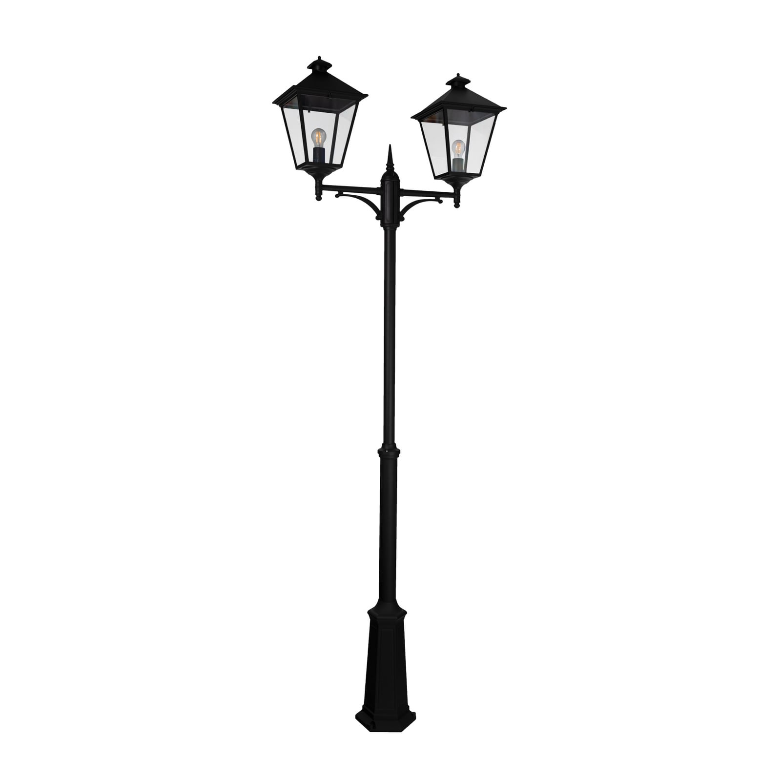 London 2 Venkovní Parková Lampa Narrow pro Concrete Anchor Black - Norlys