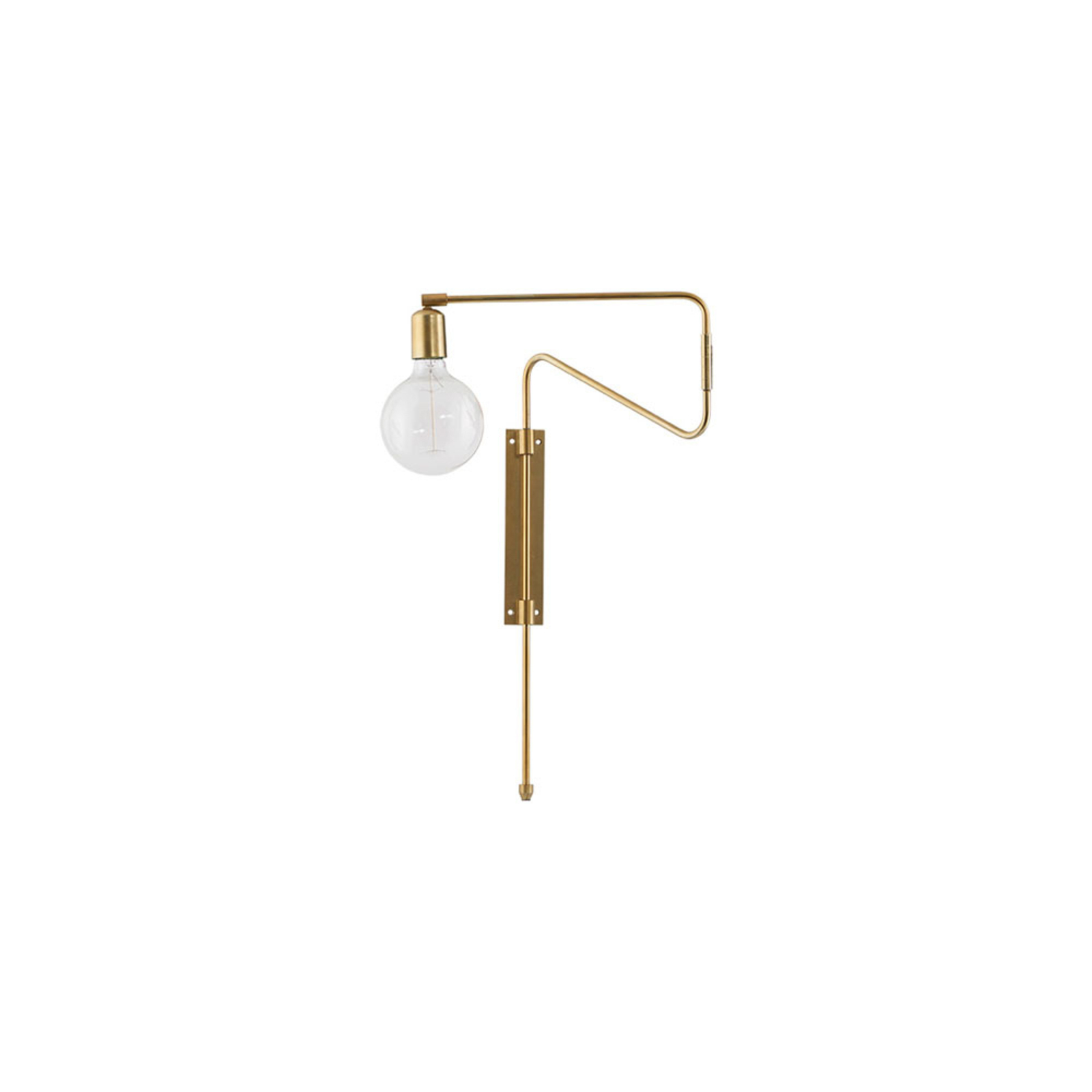 Swing Aplică de Perete 35cm Brass - House Doctor