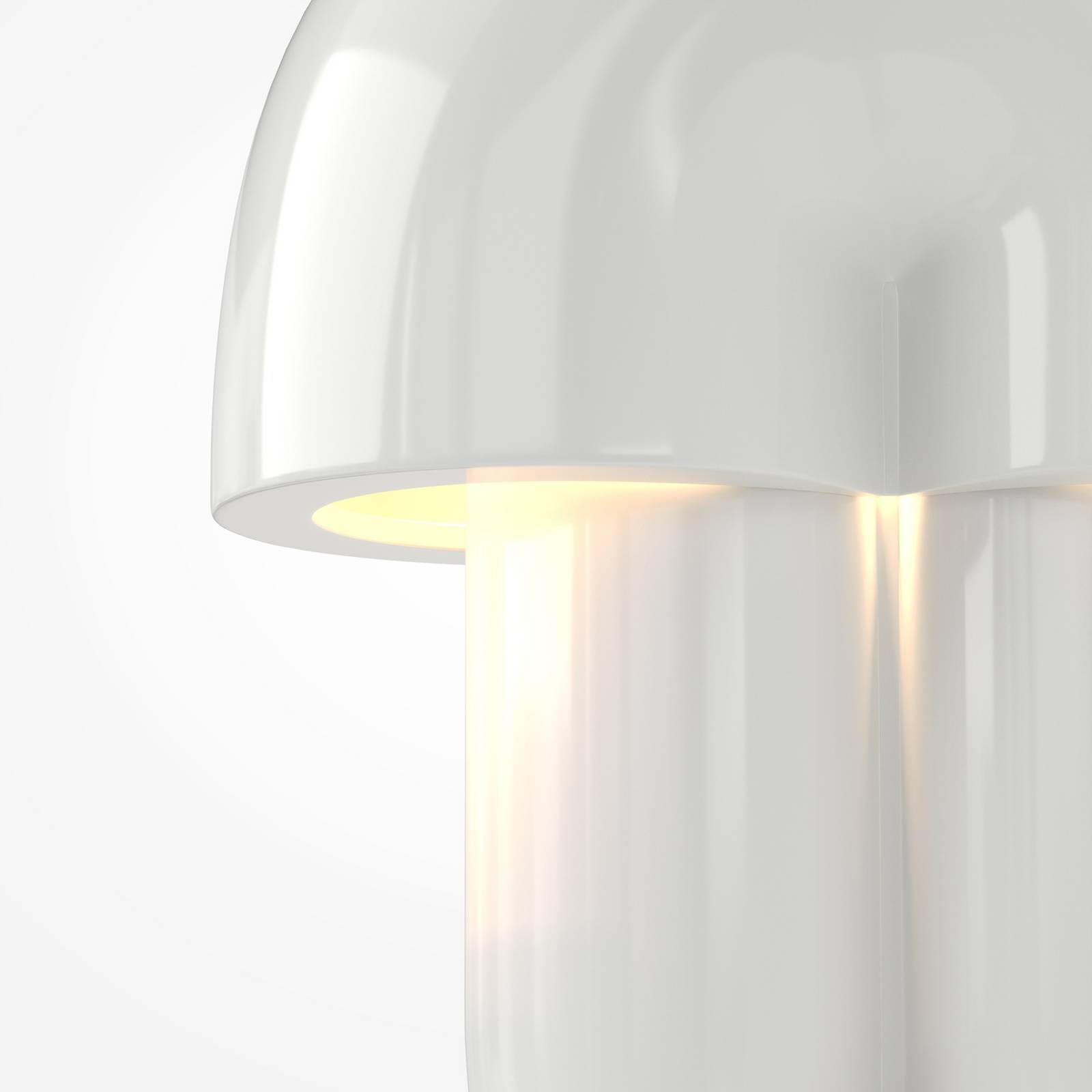 Lampa stołowa LED Hope, biała, ceramiczna, wysokość 35 cm, 3000 K