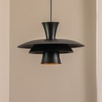 Lampada a sospensione Plato, nero, metallo, Ø 38 cm, E27