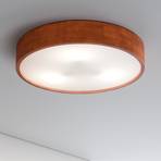 Envostar Kerio ceiling lamp, Ø 47 cm, rustic pine