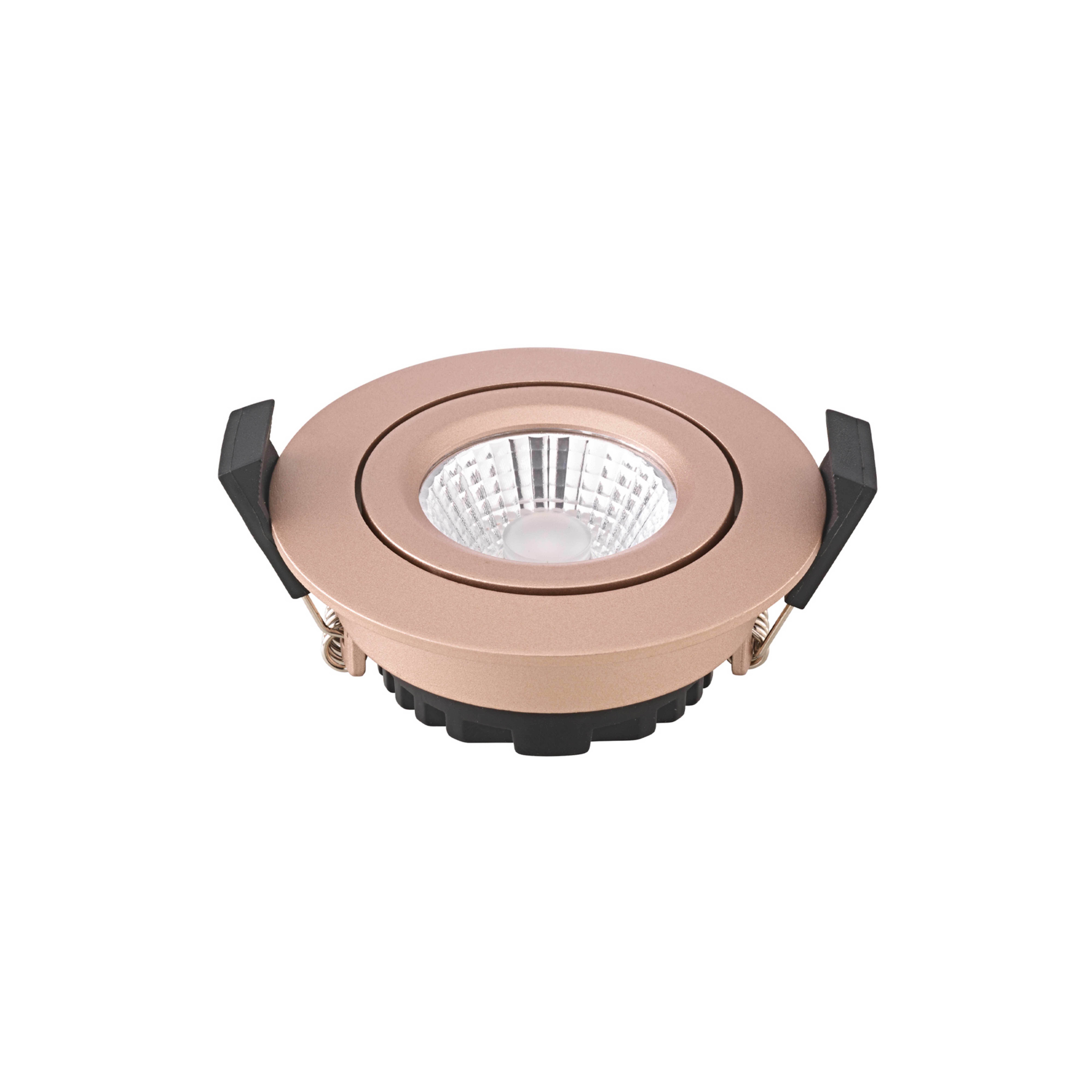 LED-Deckeneinbauspot Diled, Ø 8,5 cm, 6 W, Dim-To-Warm, rosé