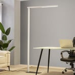 Arcchio LED kantoor vloerlamp Tamilo, wit, metaal, 194 cm