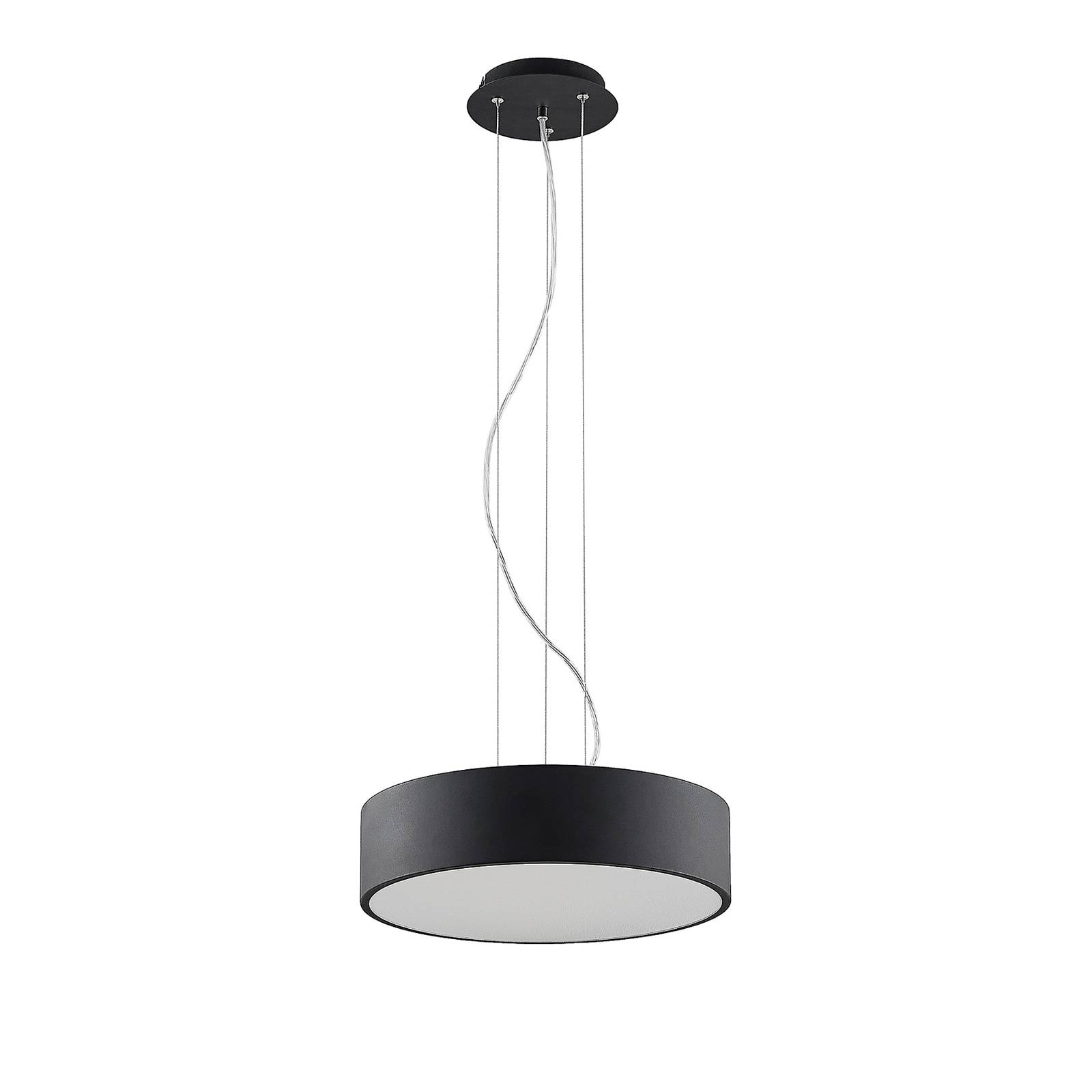 Arcchio Noabelle LED függő lámpa, fekete, 40 cm