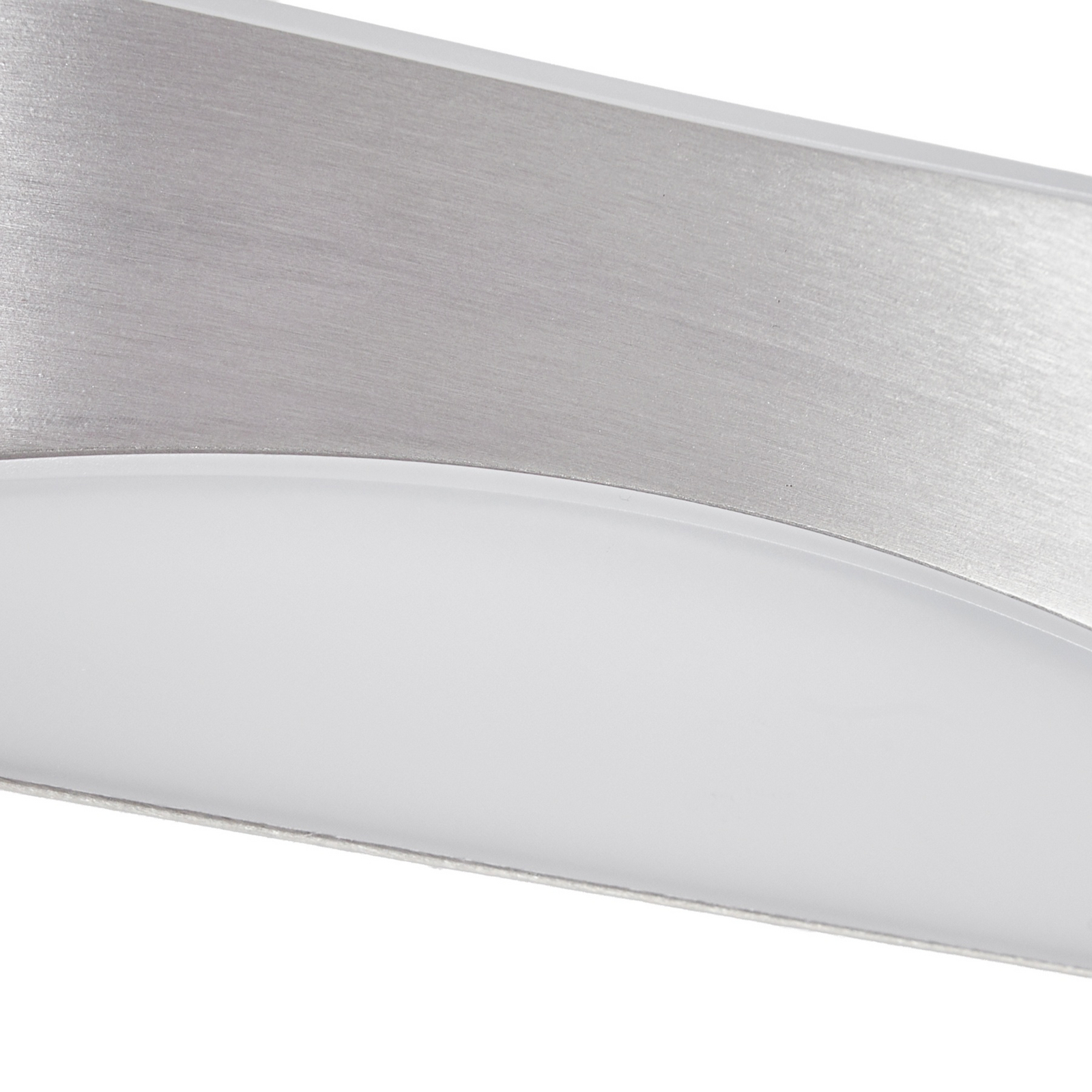Zewnętrzny kinkiet LED Lucande Akira, srebrny, szerokość 23 cm Zewnętrzny kinkiet LED Lucande Akira, srebrny, szerokość 23 cm