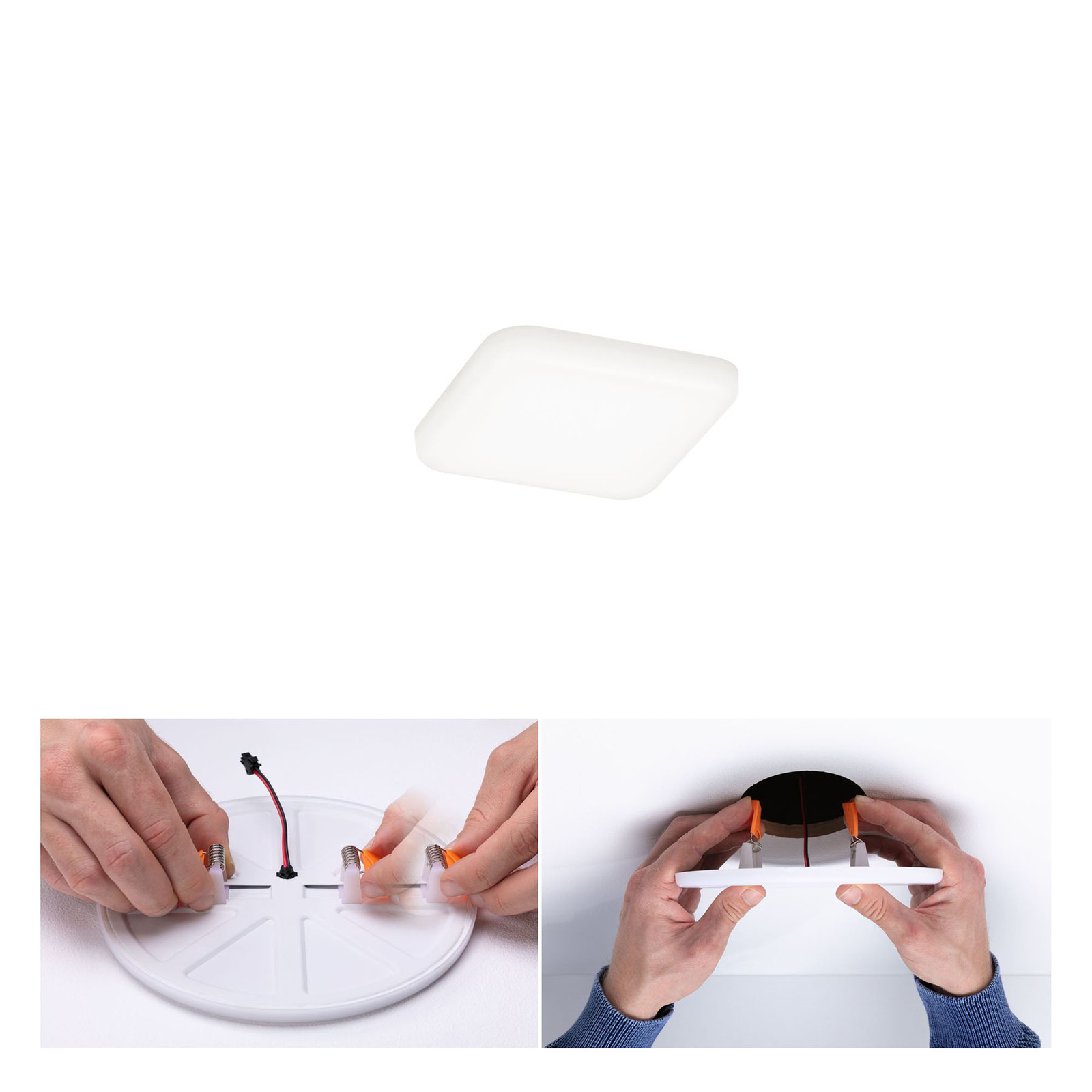 Paulmann Veluna LED-Einbauleuchte 4.000K eckig