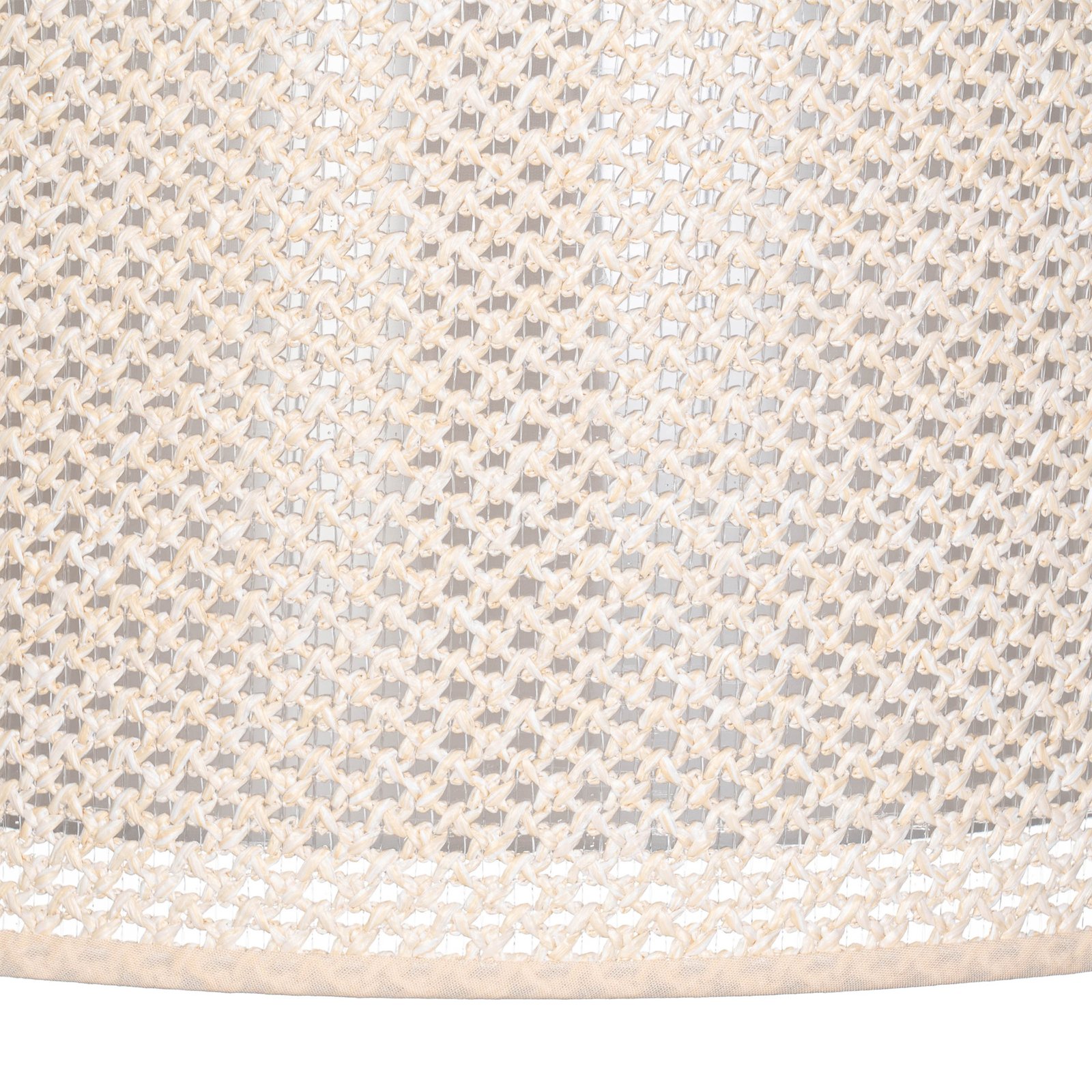 Lindby Deckenleuchte Soula, Ø 40 cm, beige, Kunststoff, E27