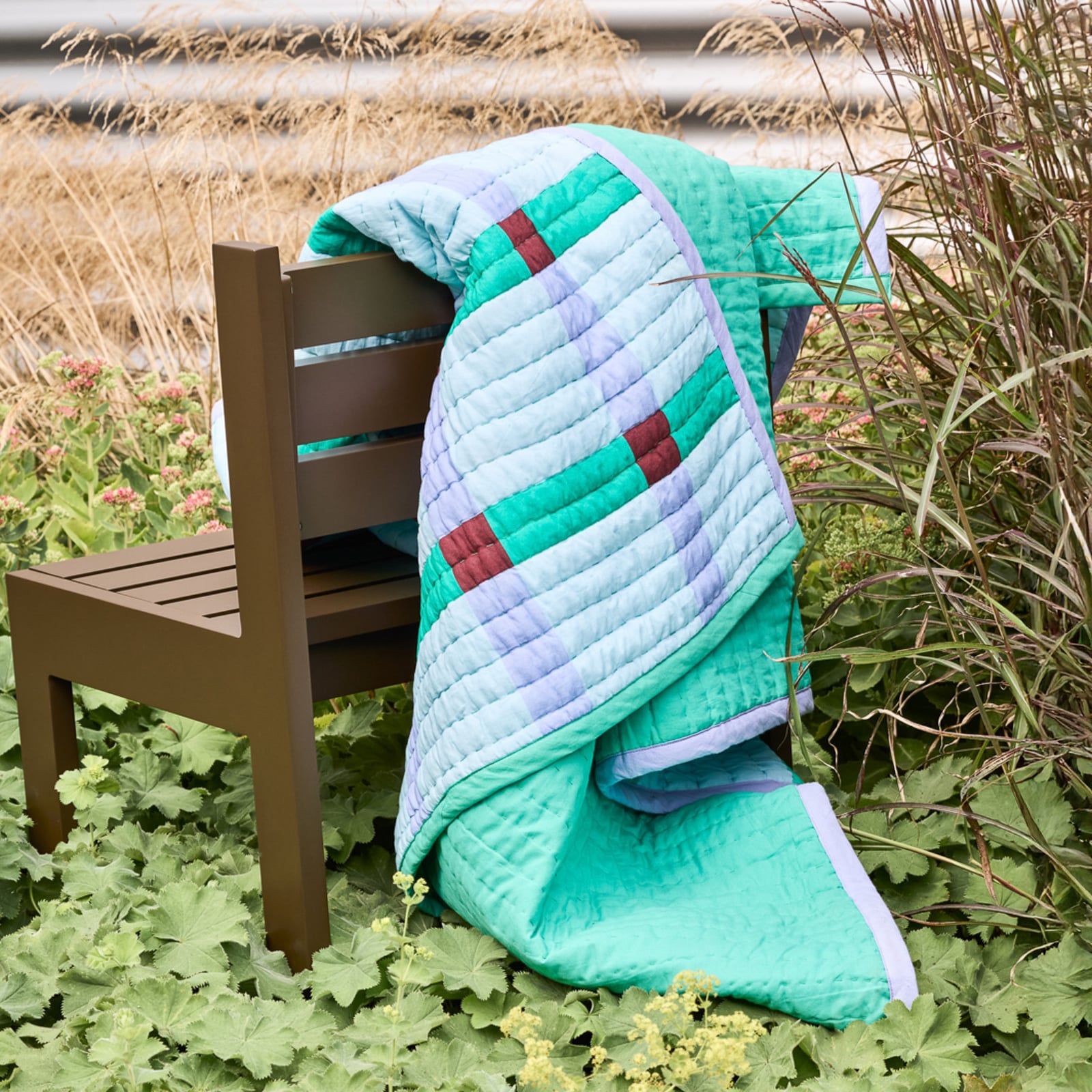 Couverture Tento verte 200 cm - Hübsch