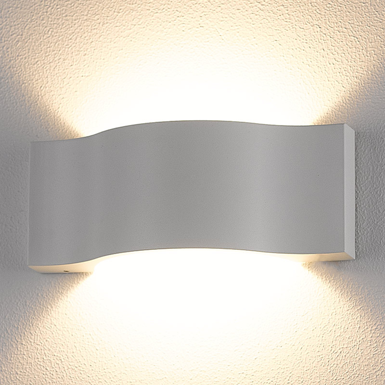 LED vonkajšie nástenné svietidlo Jace, biele