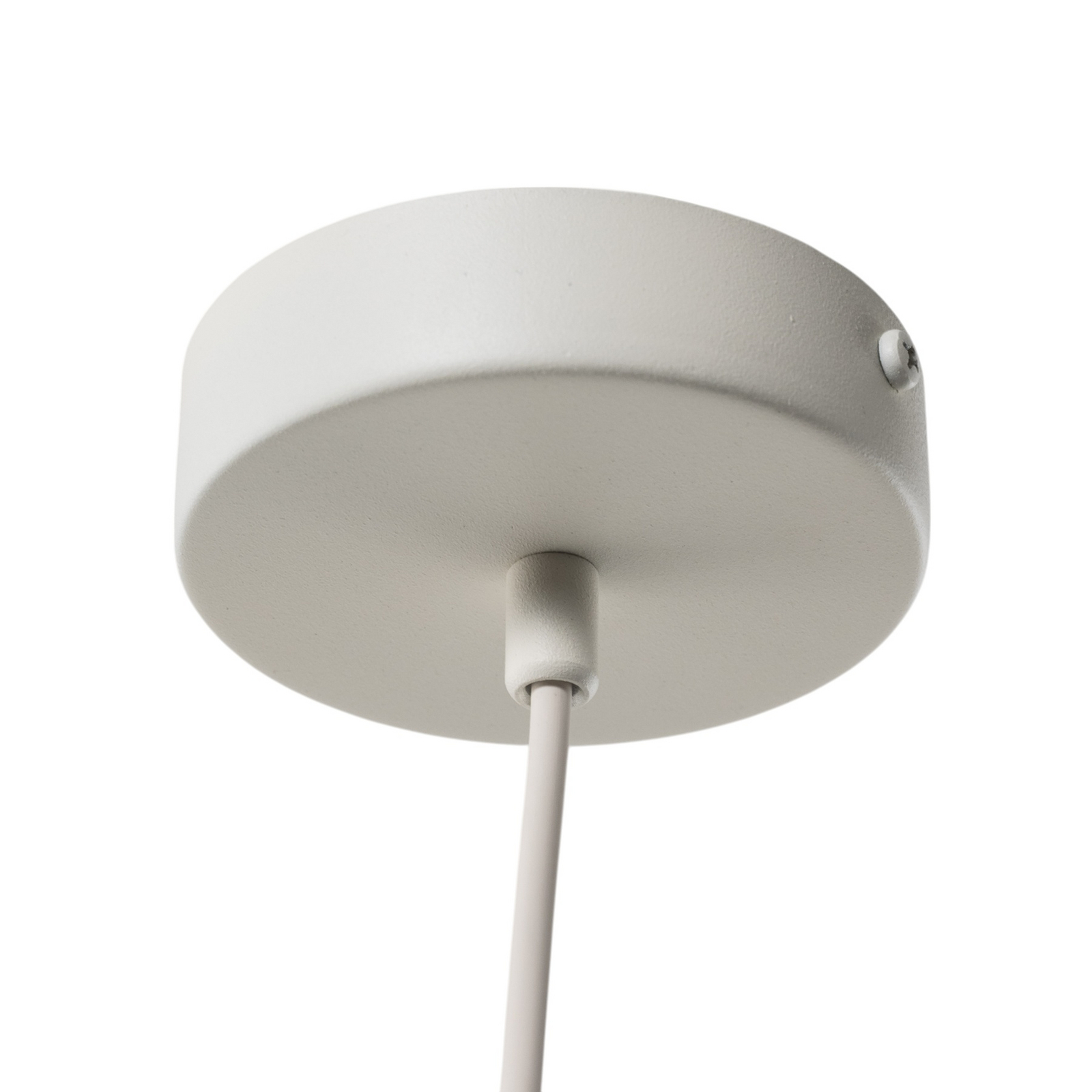 Závěsné svítidlo GAMBIT, krémově bílá, Ø 10 cm, kov, GU10 LED