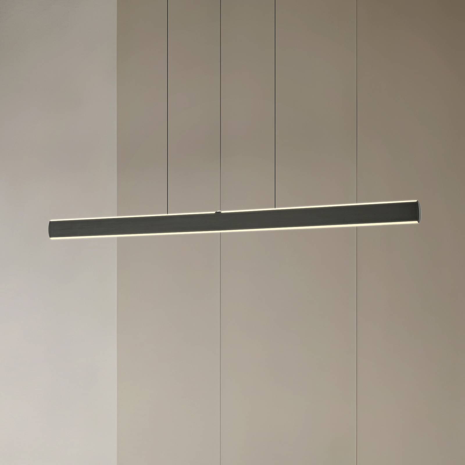 Lucande LED-Hängelampe Arvon, schwarz, 117 cm, dimmbar, CCT günstig online kaufen