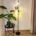 Canopus floor lamp, multicoloured, height 160 cm 4-bulb glass E14