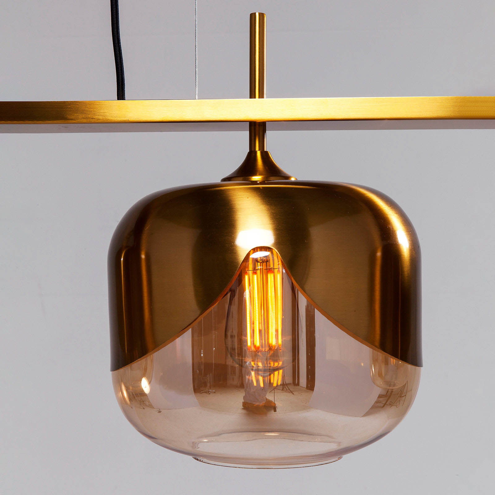 Lampa wisząca Kare Golden Goblet Quattro 4-punktowa