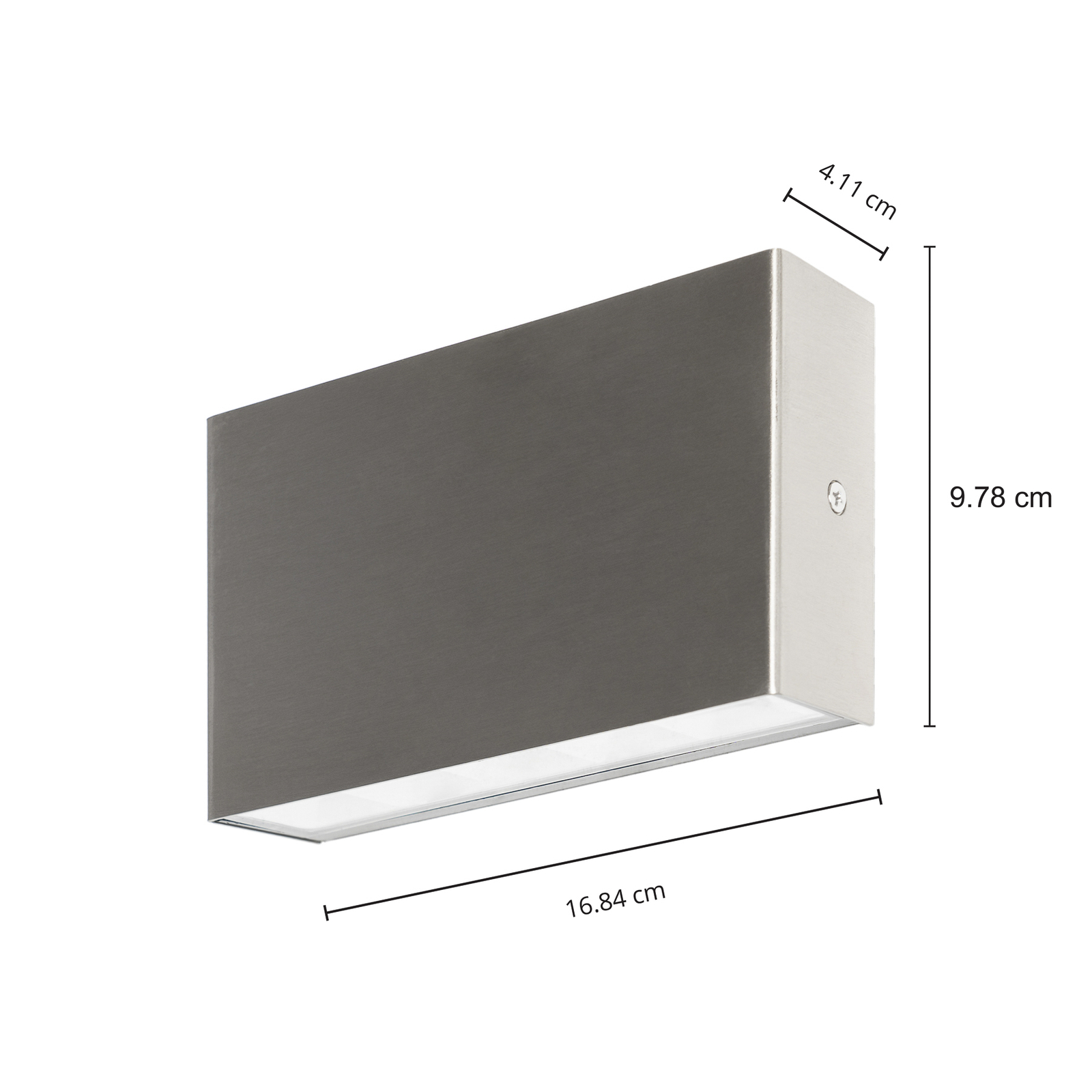 Karline Outdoor Wall Lamp 8W Steel - Arcchio