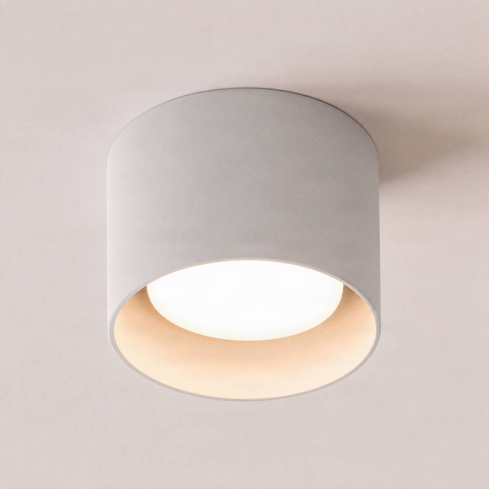 Ideal Lux downlight Spike Round, biały, aluminium, Ø 10 cm