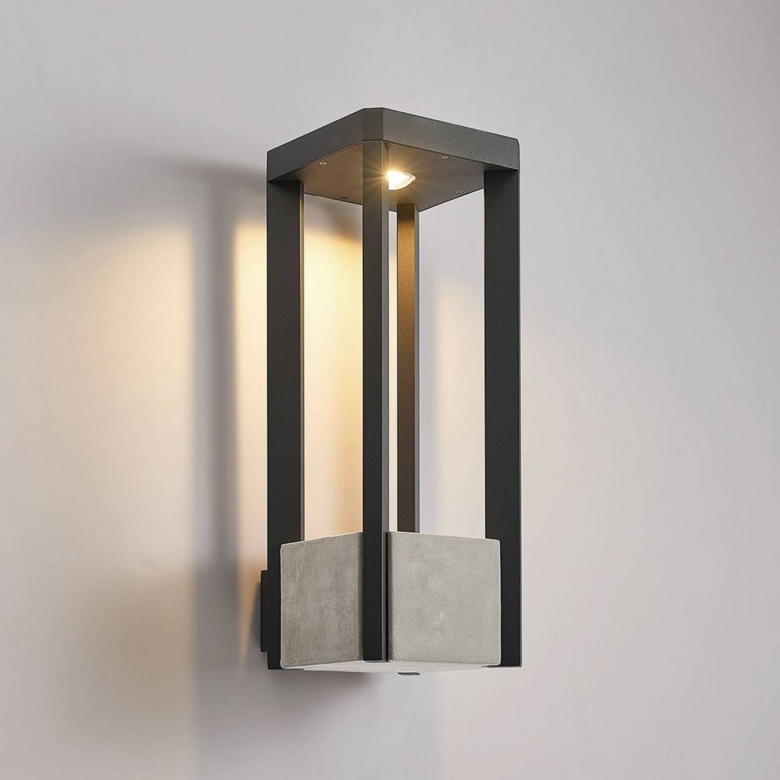 Kalisa LED Utomhus Vägglampa Dark Grey - Lucande