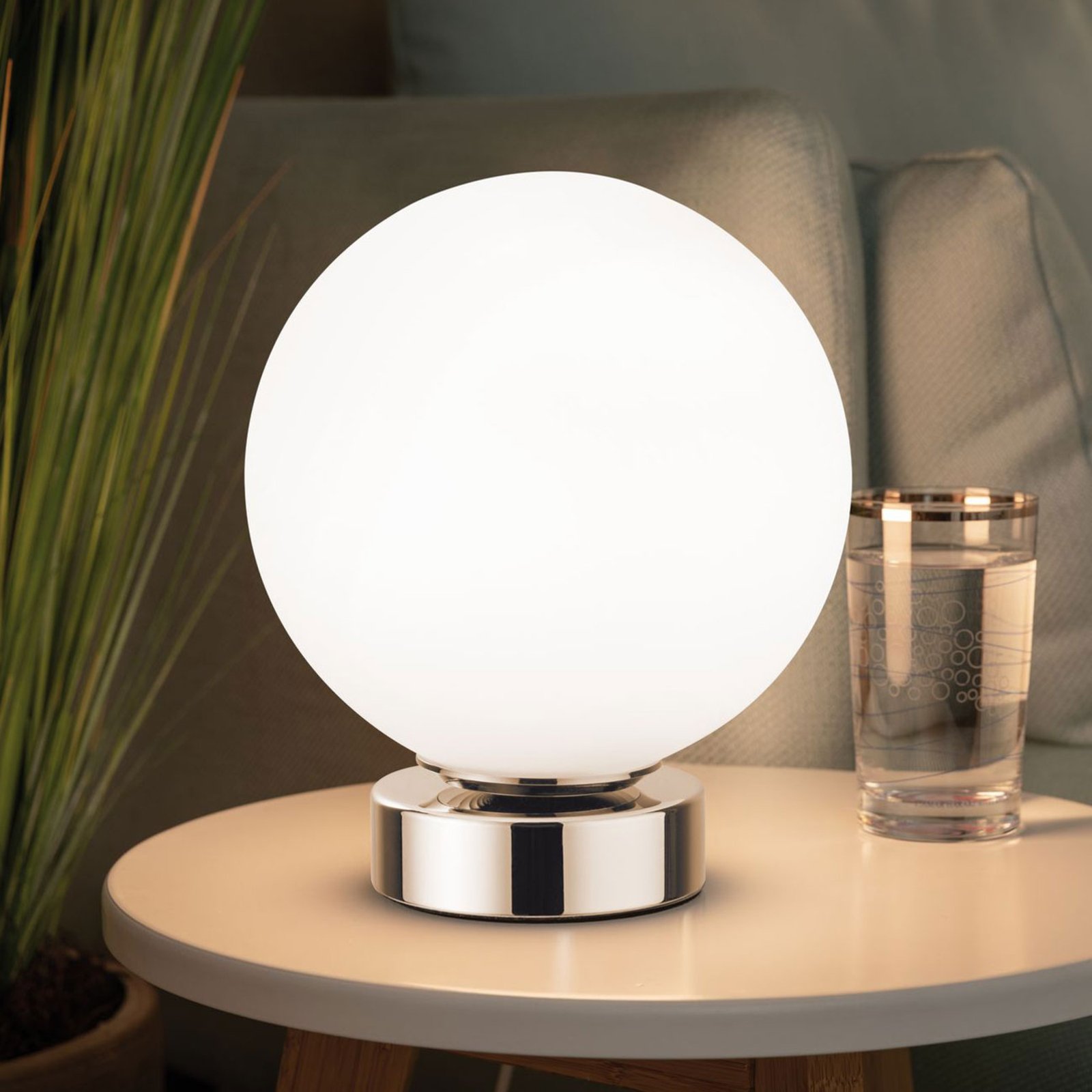 Paulmann Aari table lamp with a touch switch