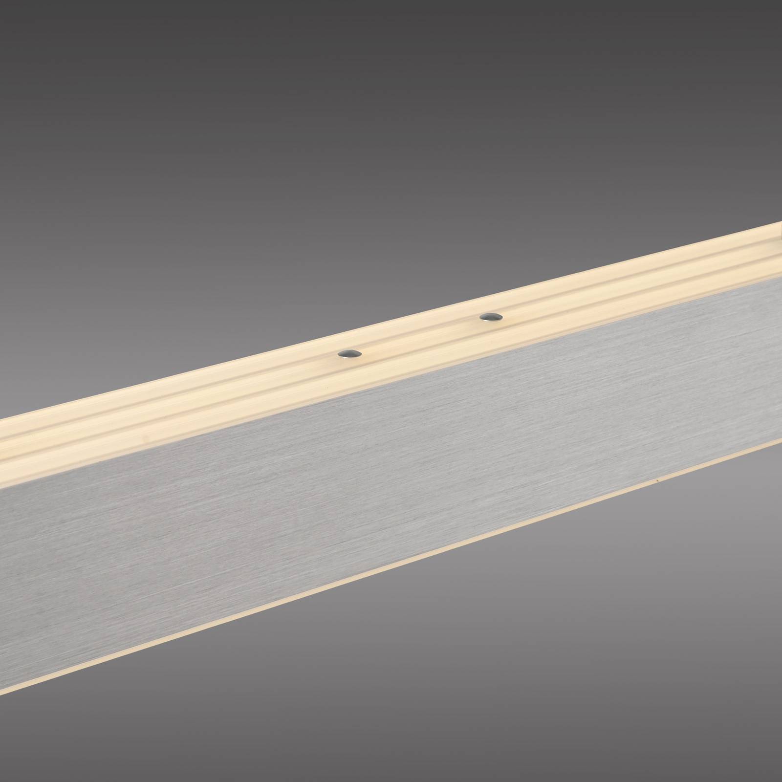Lampa wisząca Adriana z diodami LED, aluminium, długość 160 cm