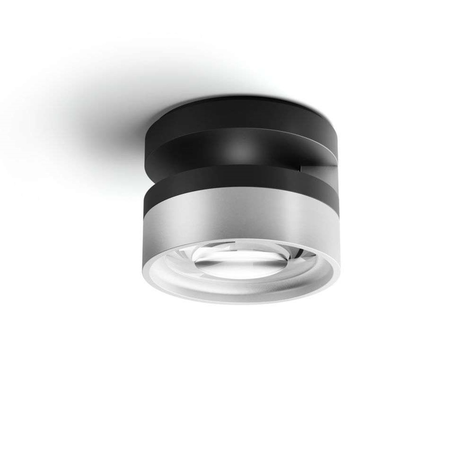 Blade C1+ Slim Plafond Matt Black/Satin Silver - Light-Point