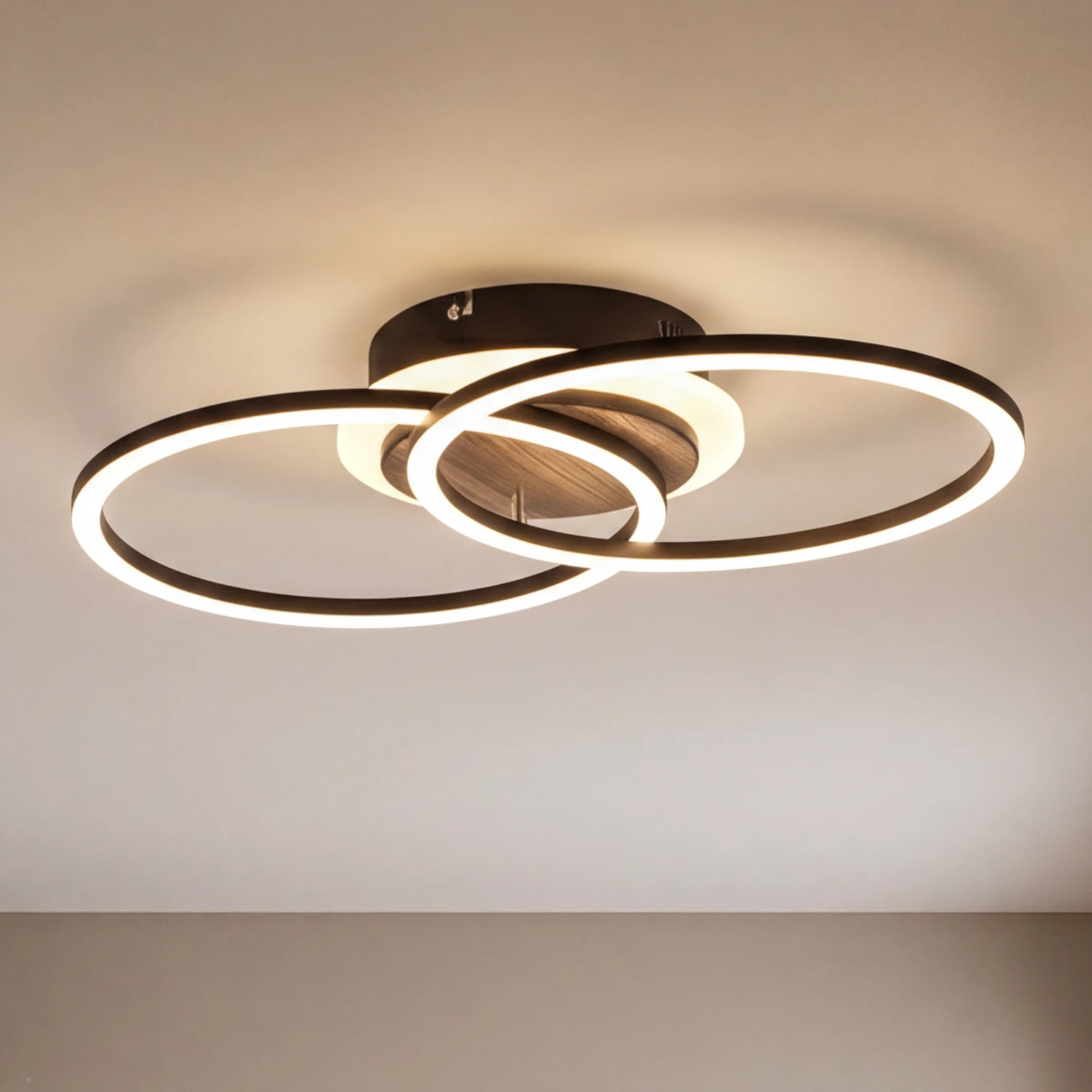 LED-Deckenlampe Giro 3-flammig rund Fernbedienung