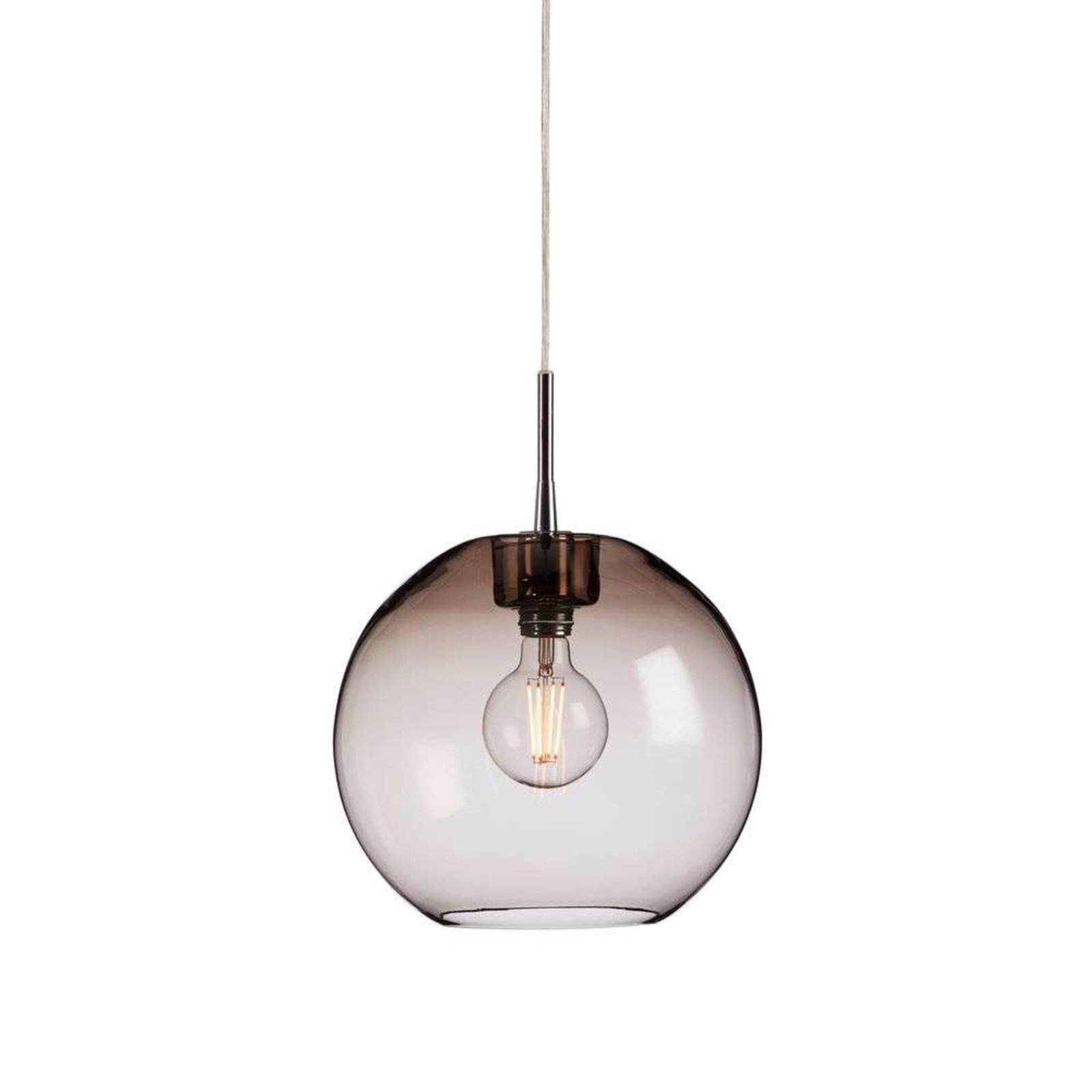 Gloria Lustră Pendul Ø320 Chrome/Smoky Glass - Belid