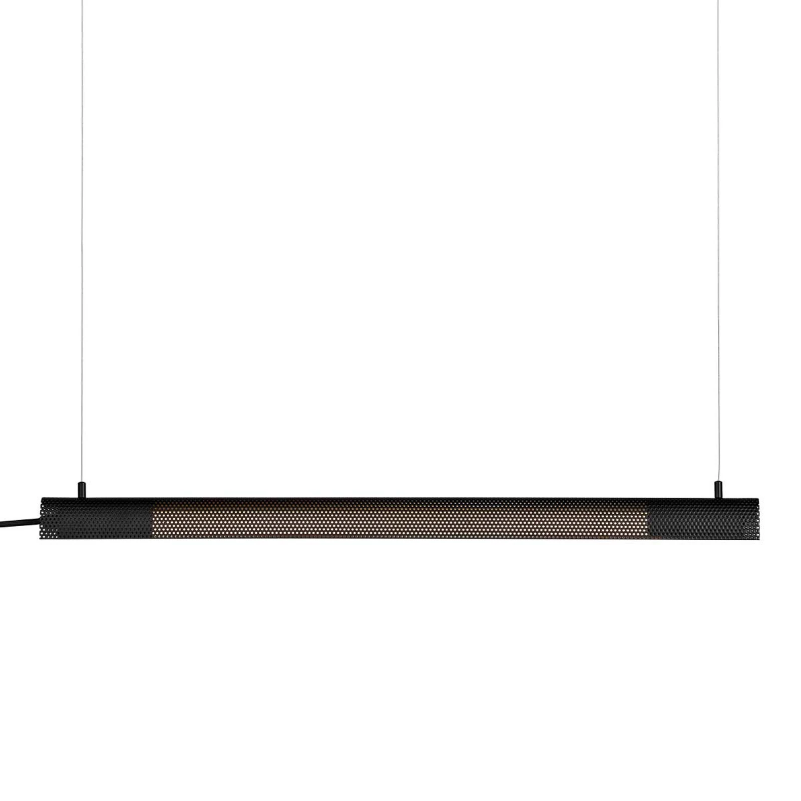 GEJST Hänglampa Radent, svart, längd 70 cm, G13 LED