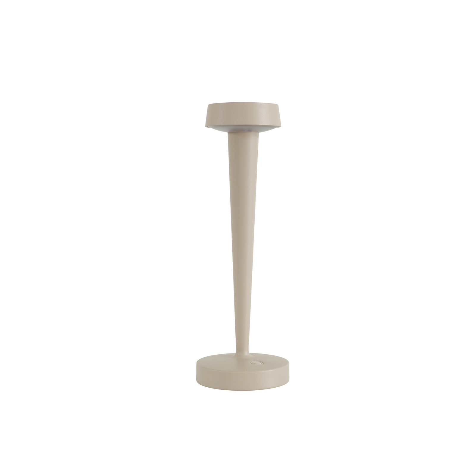 Lea LED-batteridrevet lysestake, vase, beige, 28 cm - Lucande