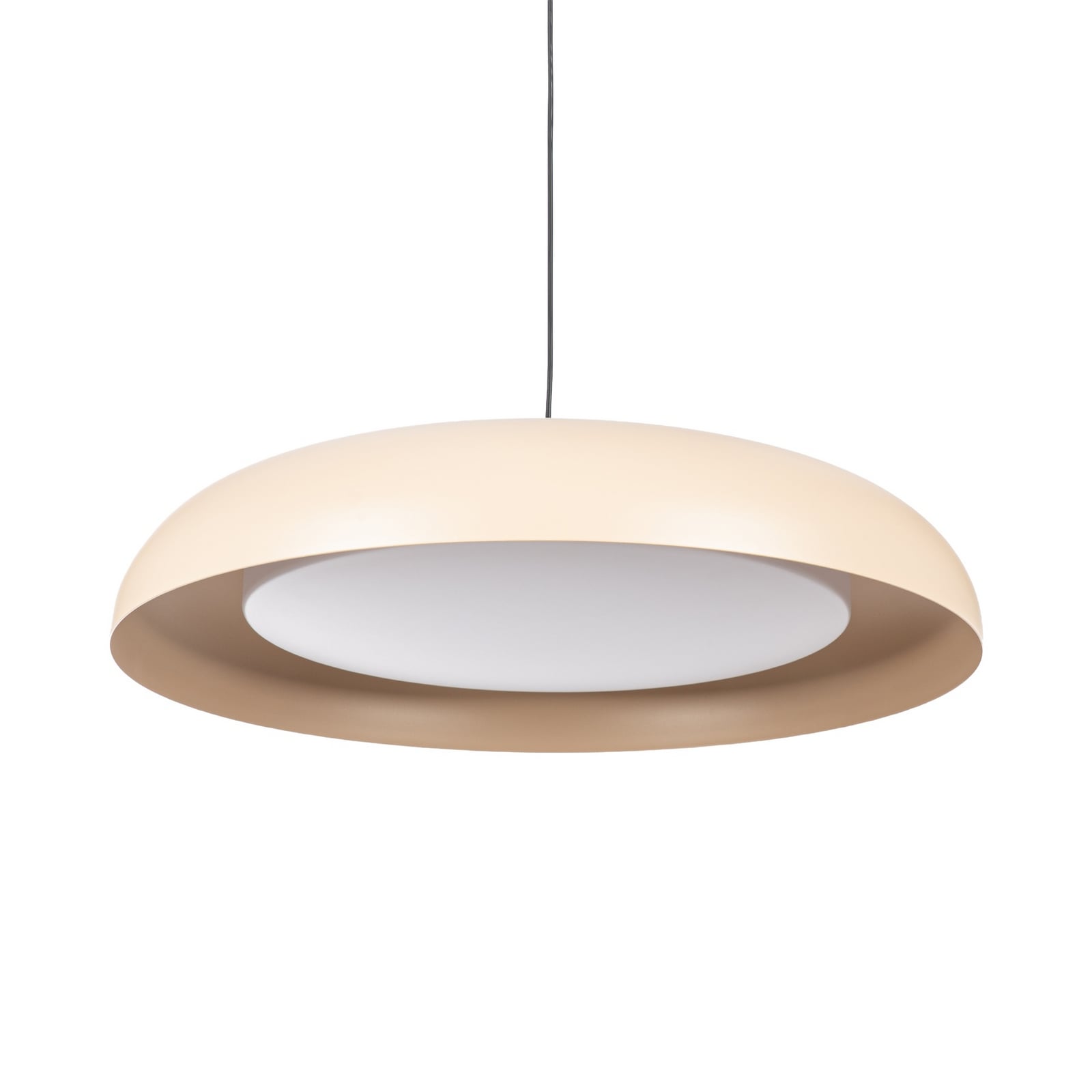 Lindby Florie LED pendant light, beige, Ø 40 cm, metal Lindby Florie LED pendant light, beige, Ø 40 cm, metal