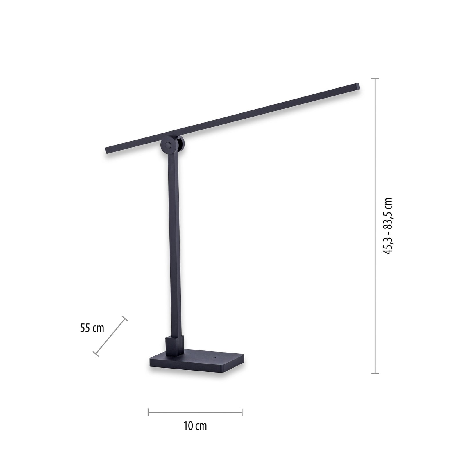Grafo LED-Tischleuchte, schwarz, Sensordimmer - PURE Grafo LED-Tischleuchte, schwarz, Sensordimmer - PURE