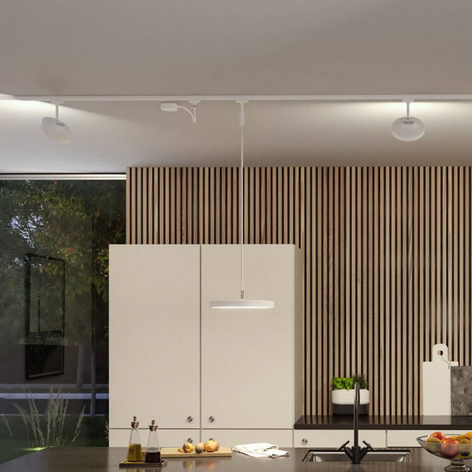 Alimentation électrique Paulmann URail, blanc signal, 100 cm