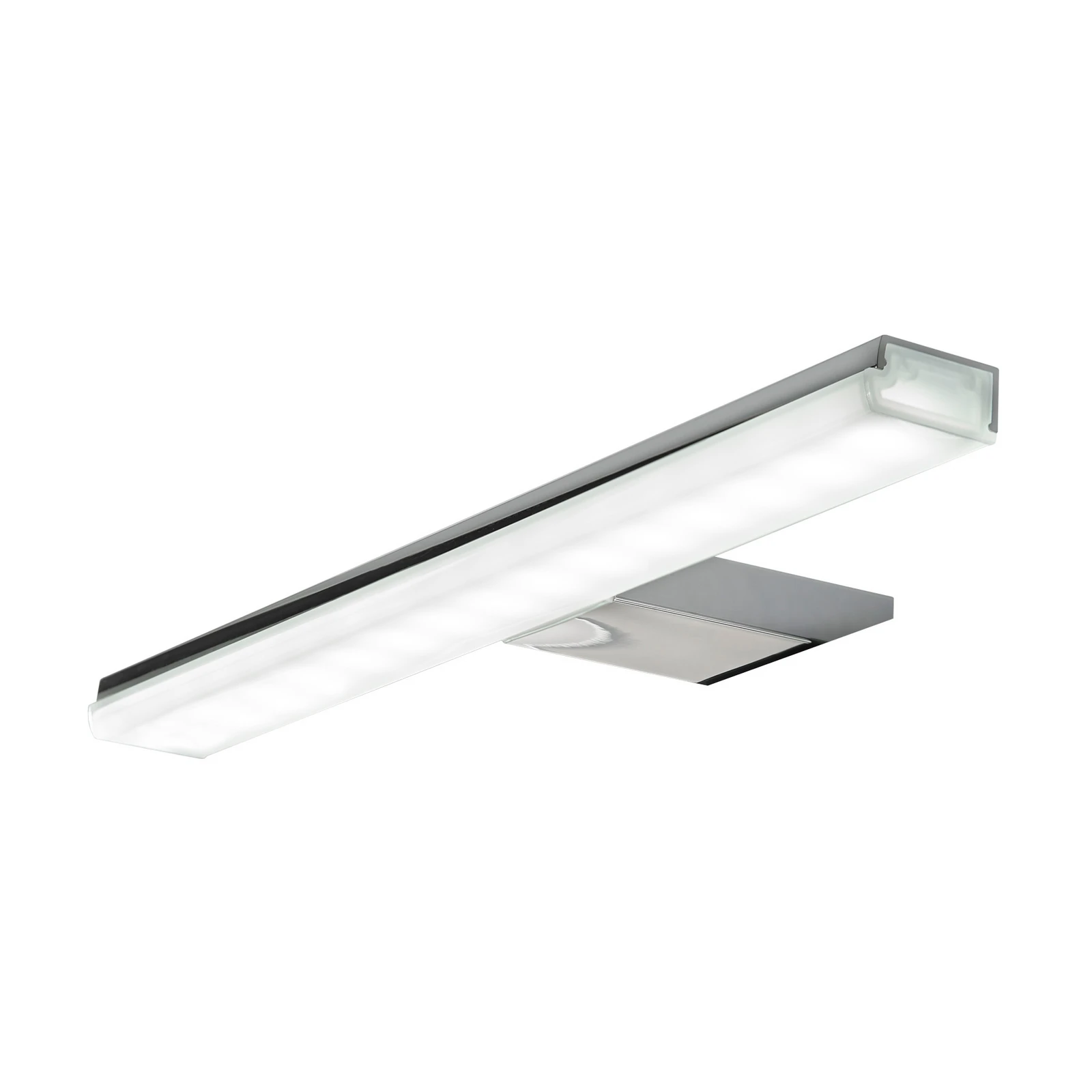 Φωτιστικό καθρέφτη LED Pandora, χρώμιο, πλάτος 20,8 cm