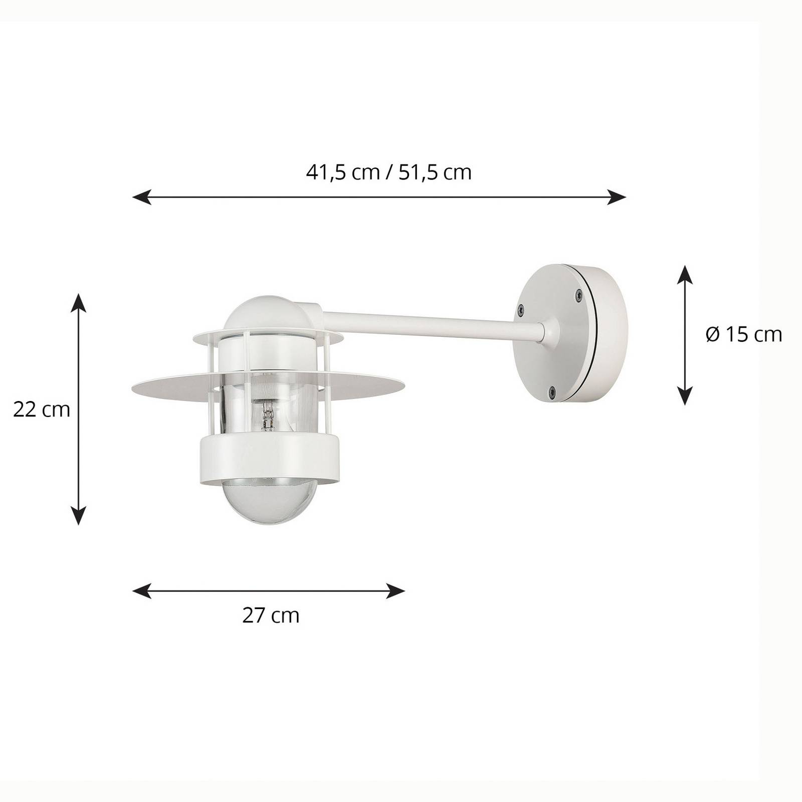 Louis Poulsen Louis Poulsen Albertslund nástěnné 51,5 cm bílá