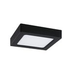 Paulmann LED-panel Abia 2, dolžina 17 cm, črn, CCT, plastika
