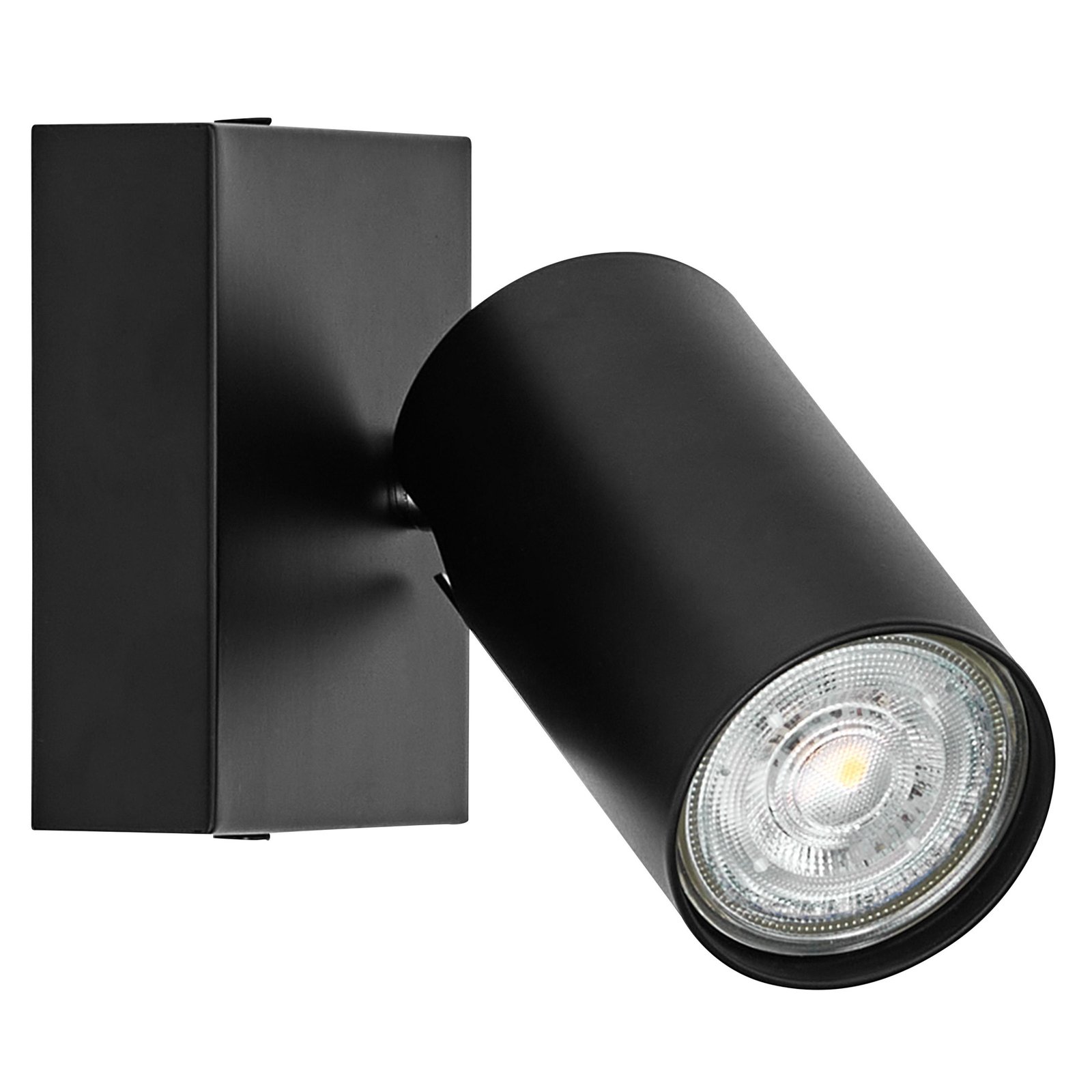 LEDVANCE Osemhranný LED reflektor, stmievateľný, jednoplameňový, čierny