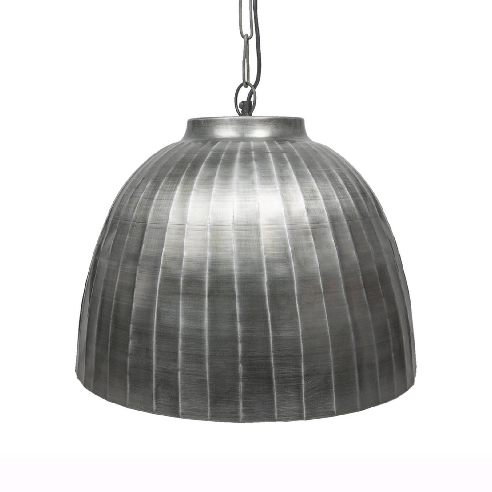 Hanglamp 564ZI met zilveren koepelkap