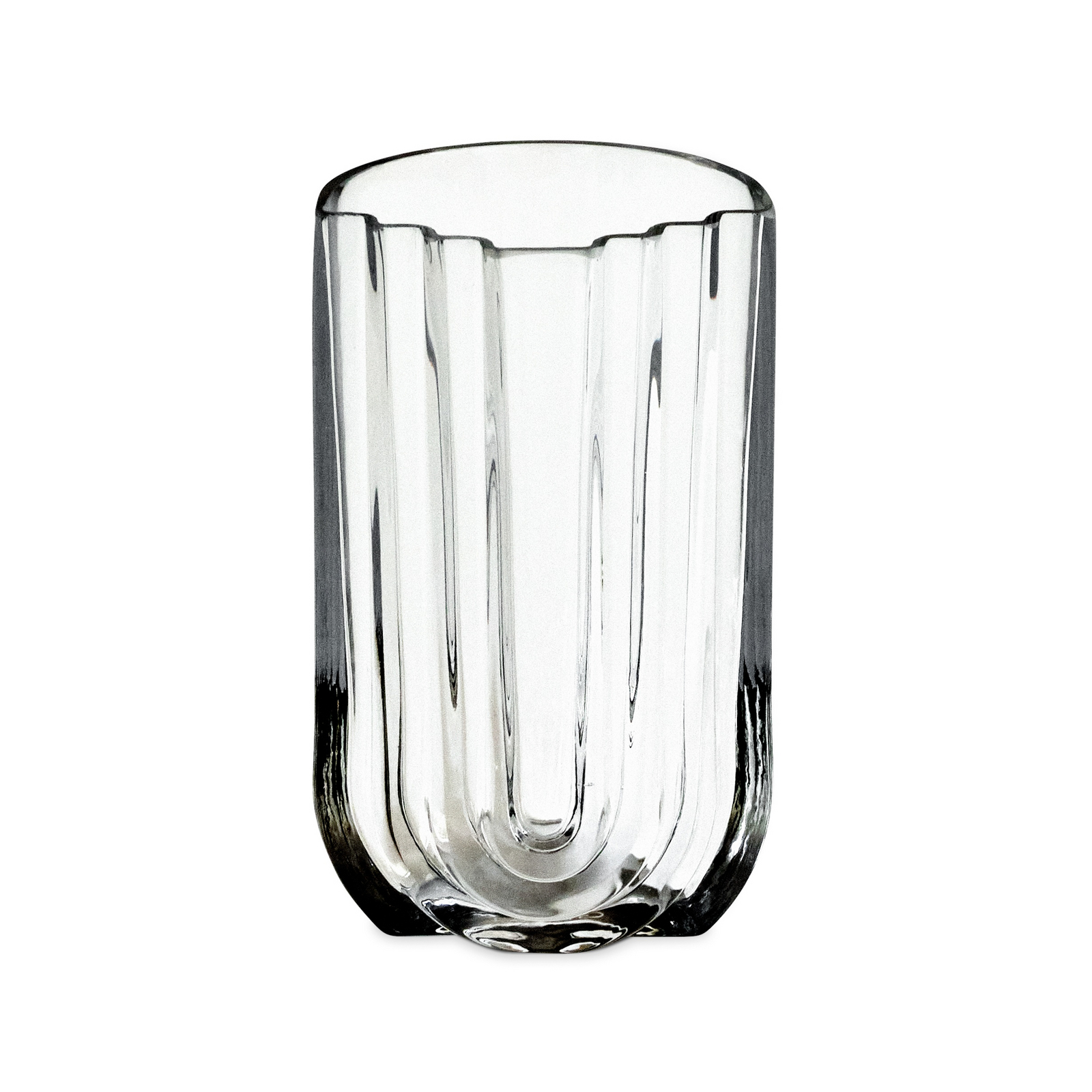 Vima-vaas, helder, hoogte 20 cm, glas - GEJST