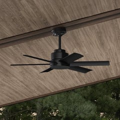 Hunter Kennicott ventilatore da soffitto nero opaco