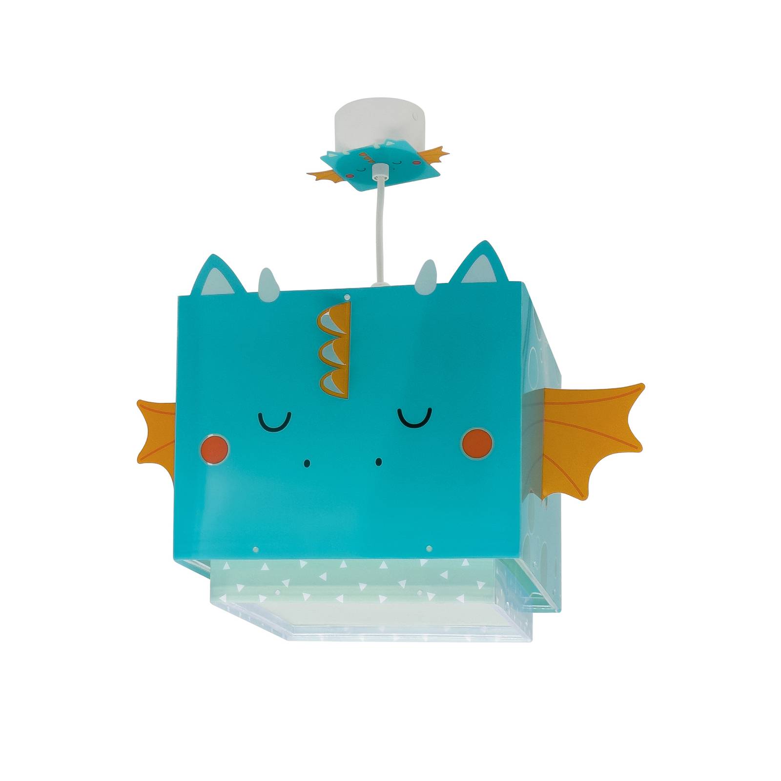 Dalber Pendelleuchte LITTLE DRAGON, blau/orange